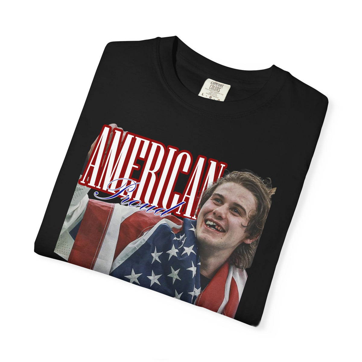 Proud American — Jack Hughes T-shirt