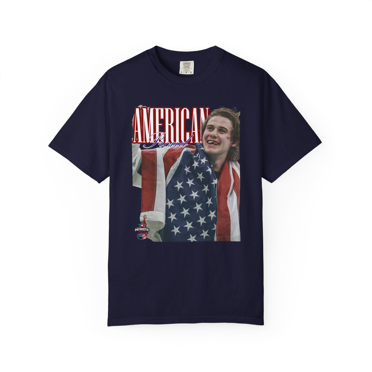 Proud American — Jack Hughes T-shirt