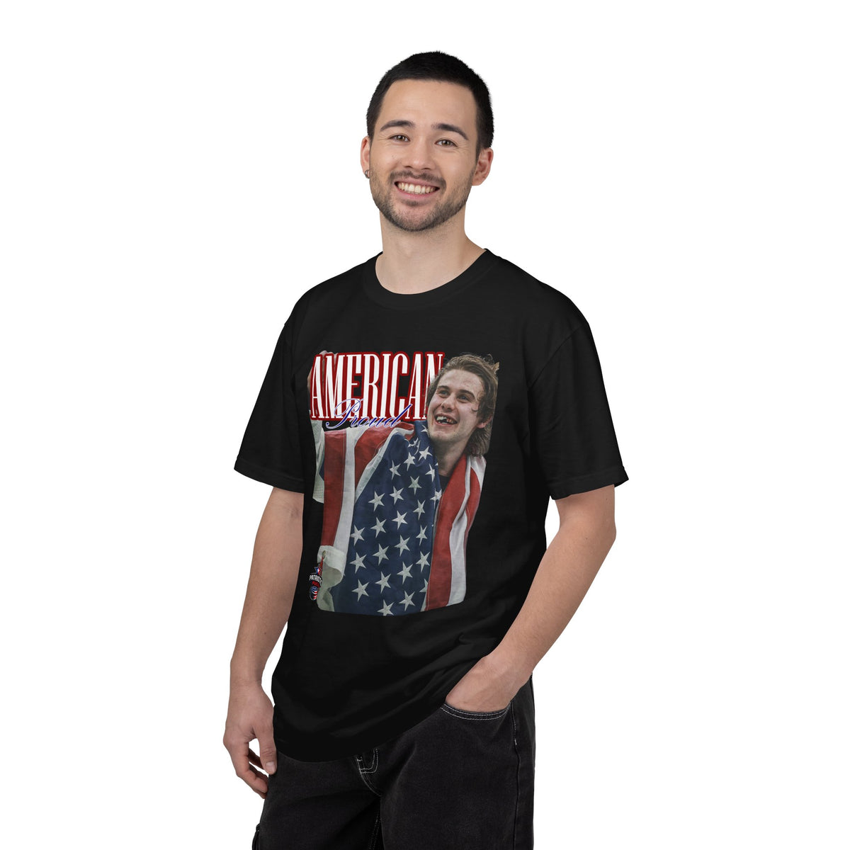 Proud American — Jack Hughes T-shirt
