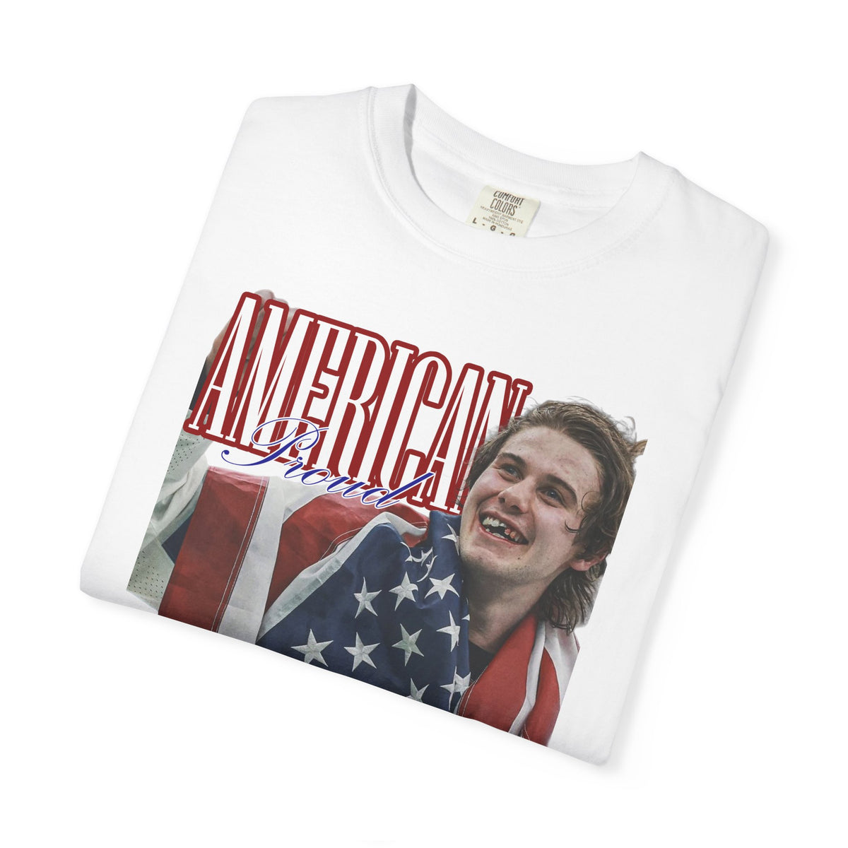 Proud American — Jack Hughes T-shirt