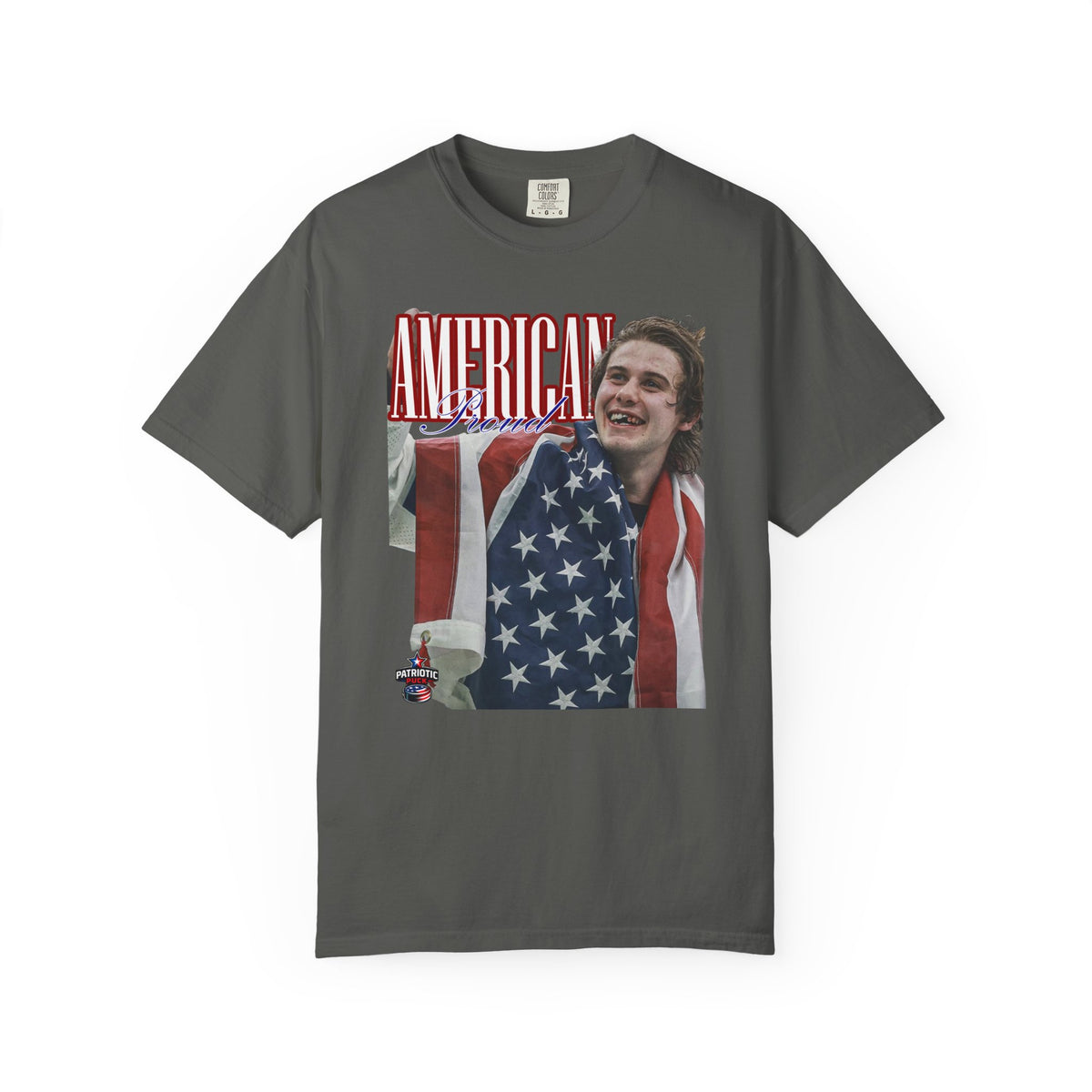 Proud American — Jack Hughes T-shirt