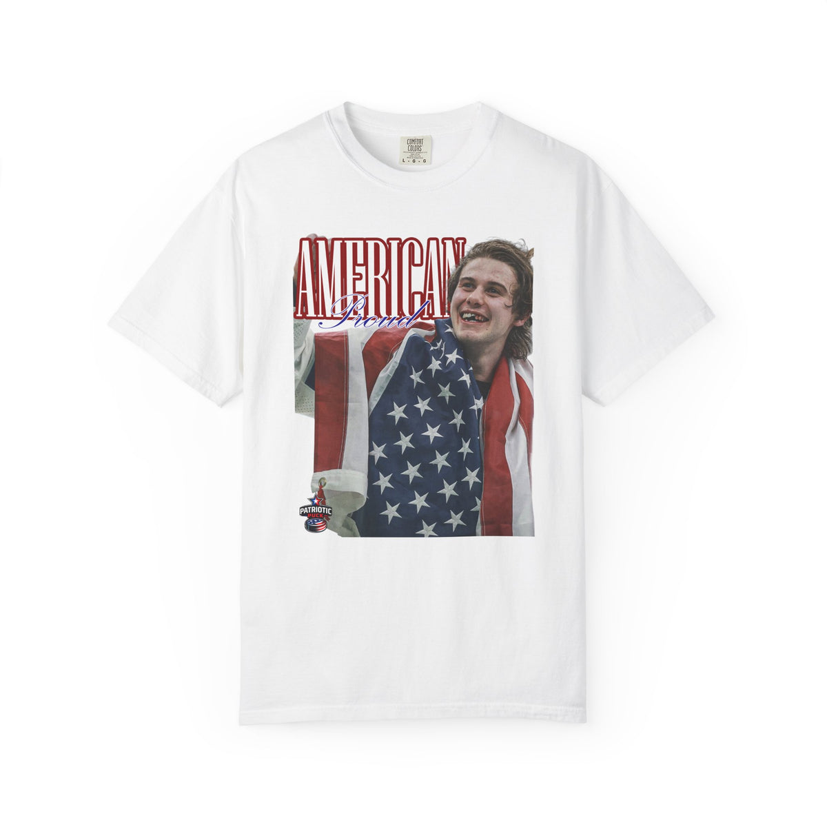 Proud American — Jack Hughes T-shirt