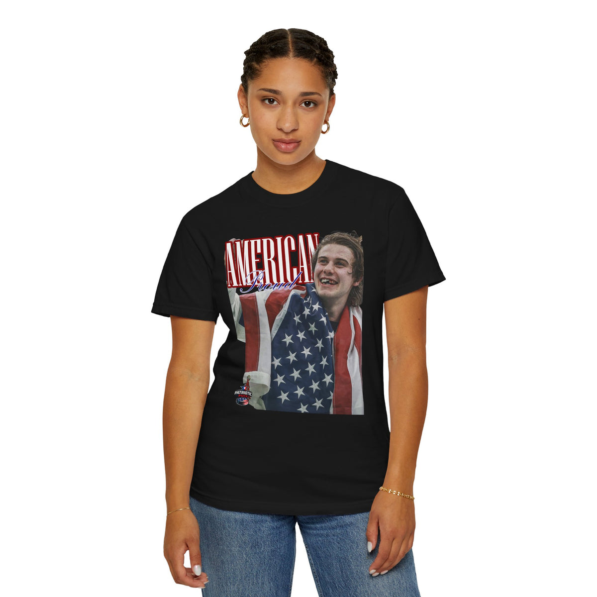 Proud American — Jack Hughes T-shirt