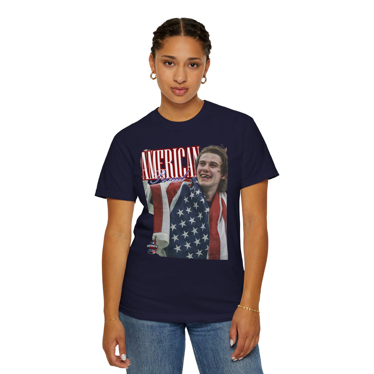 Proud American — Jack Hughes T-shirt