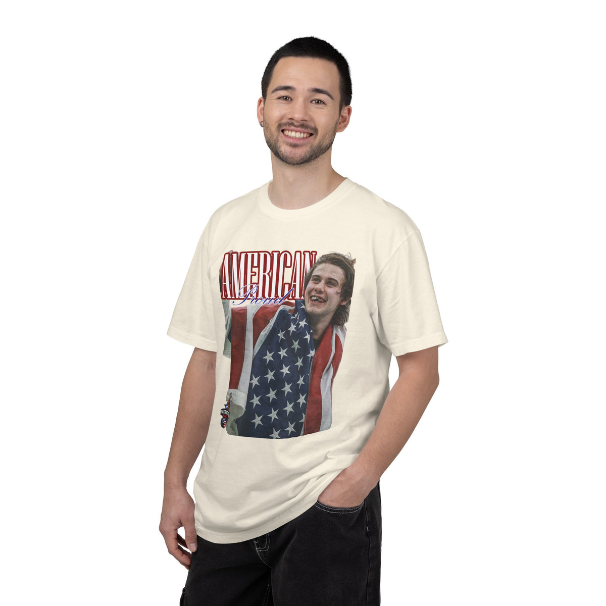 Proud American — Jack Hughes T-shirt