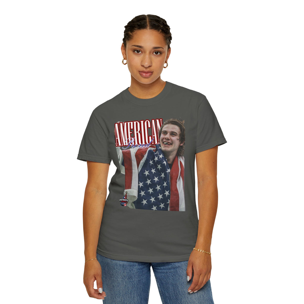 Proud American — Jack Hughes T-shirt