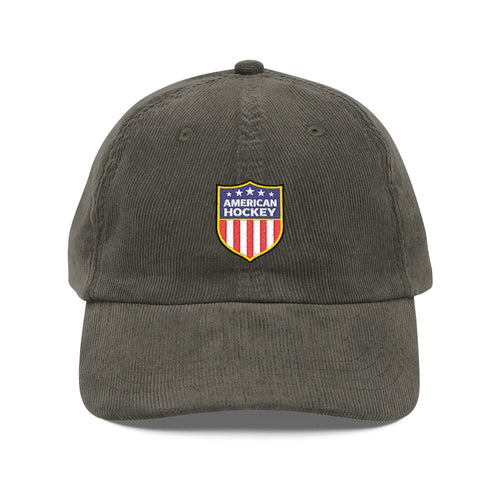 American Hockey - Embroidered Corduroy Hat