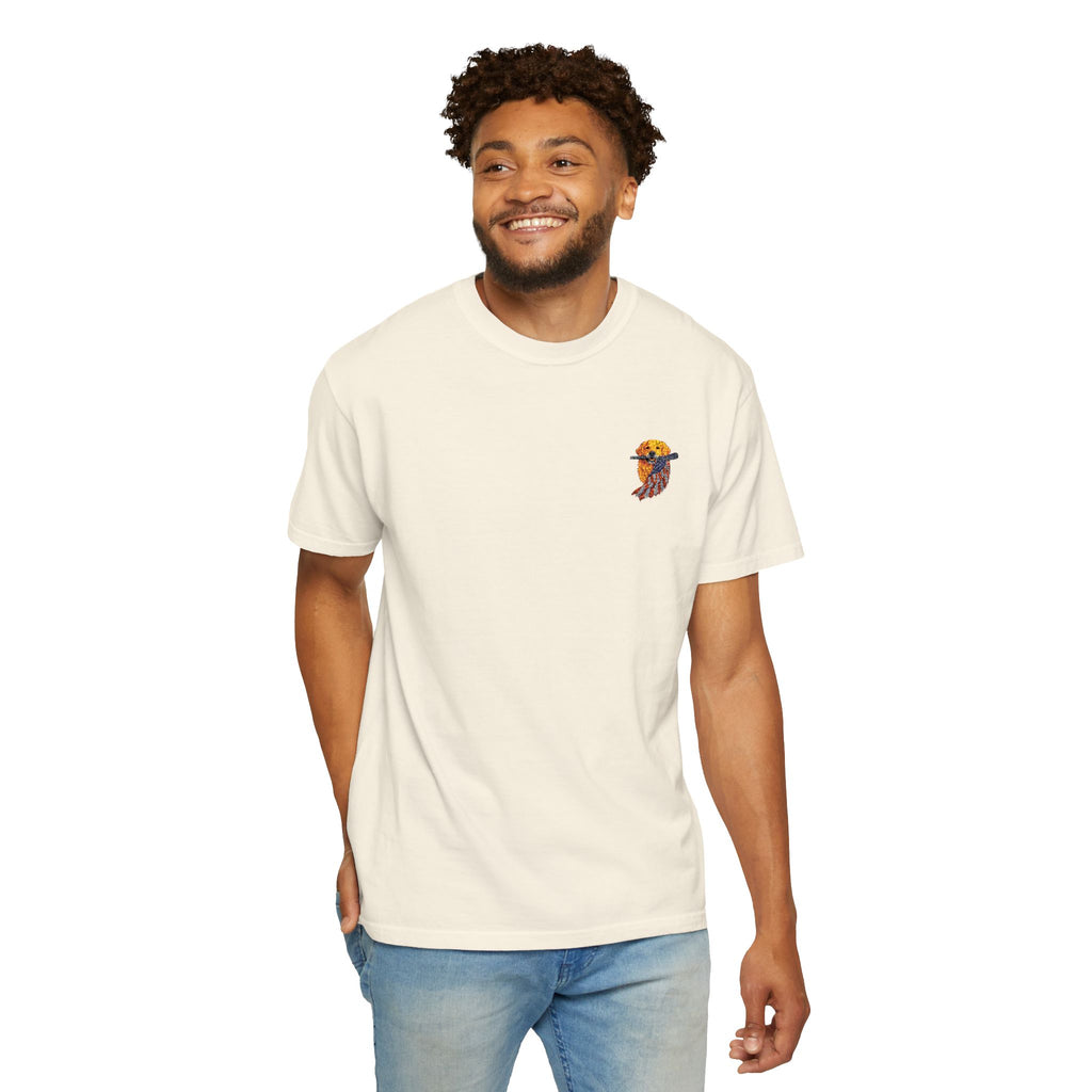 Patriotic PUP - Embroidered T-Shirt