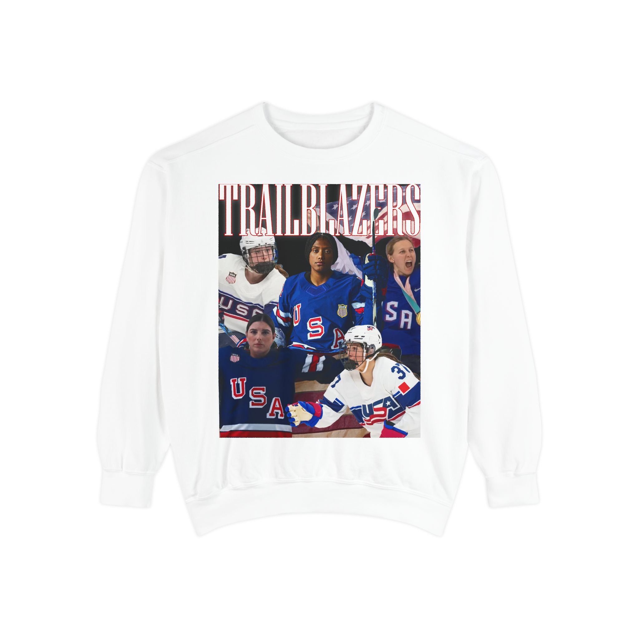 Trailblazers Women's American Hockey - Comfort Colors Sweatshirt