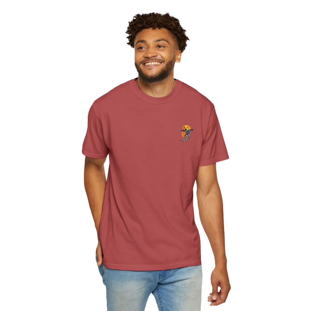 Patriotic PUP - Embroidered T-Shirt