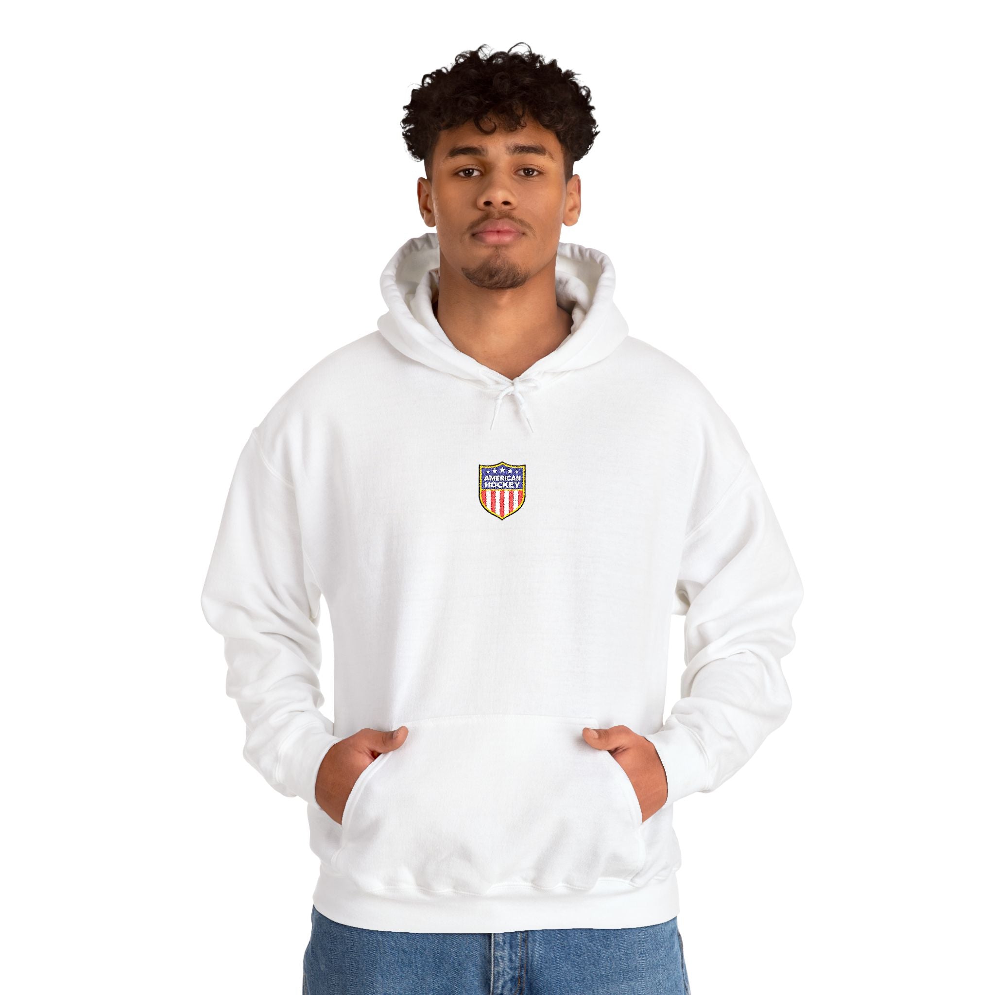 American Hockey Shield — Embroidered Sweatshirt