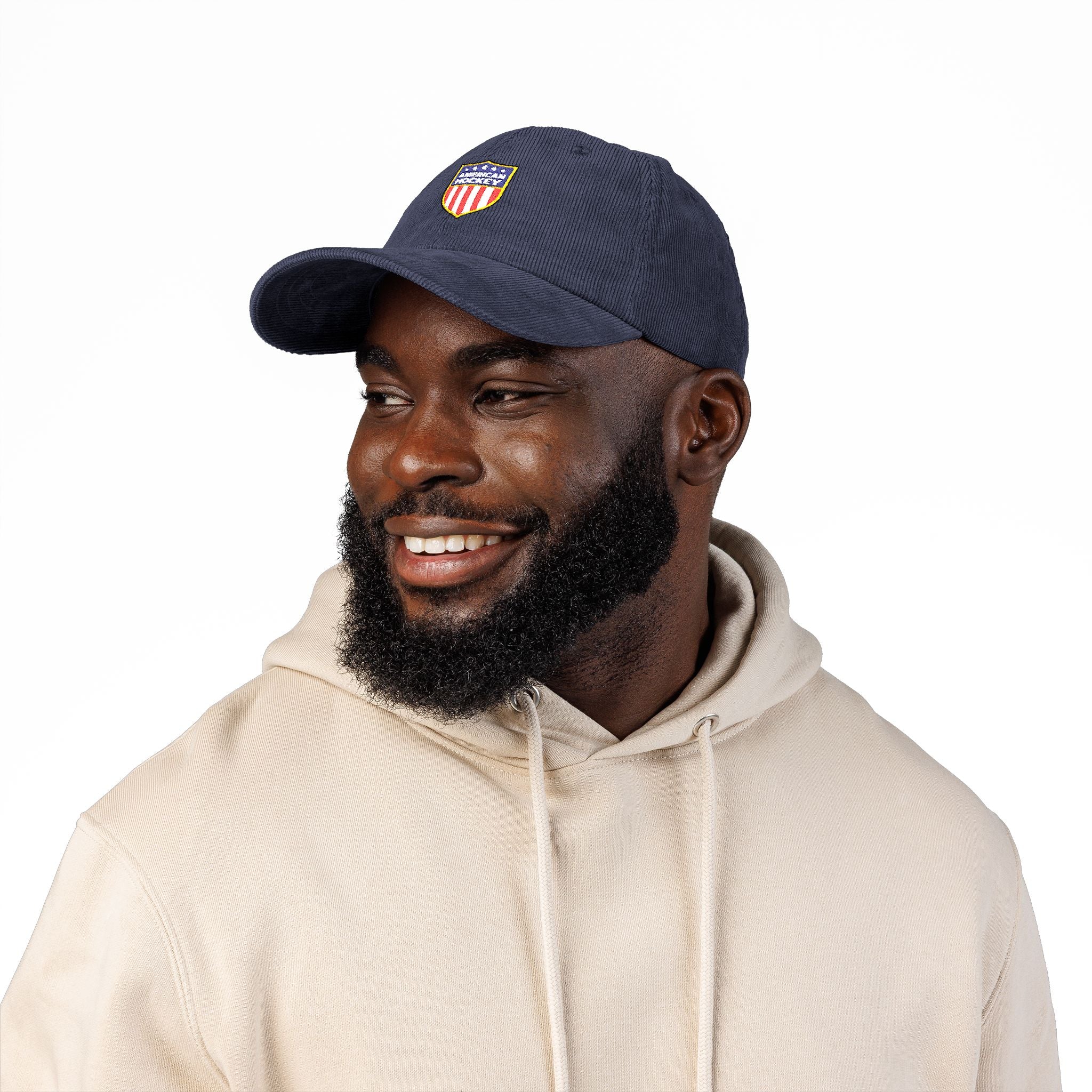 American Hockey - Embroidered Corduroy Hat