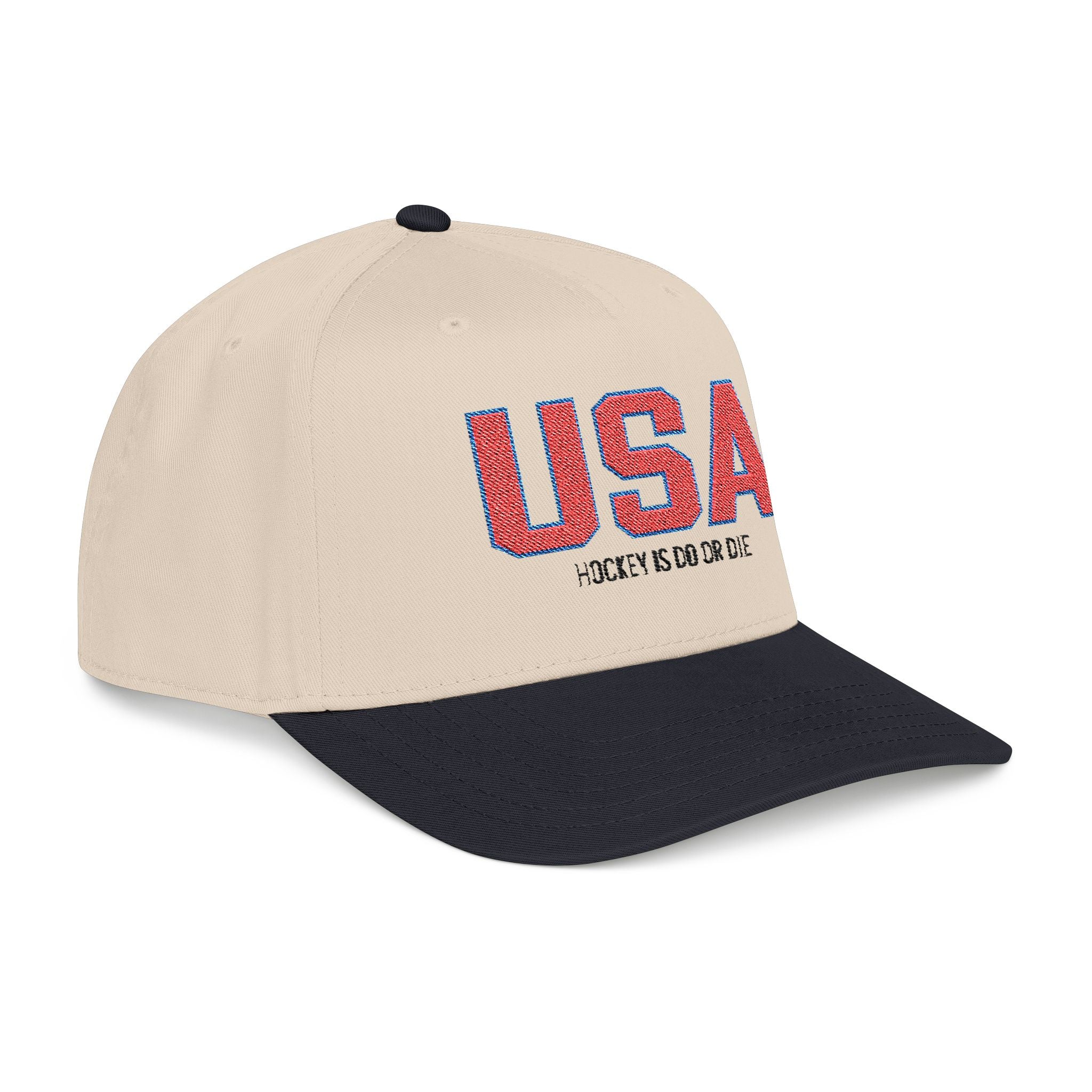 USA Block Letter — DO OR DIE Mid-Profile Embroidered Hat
