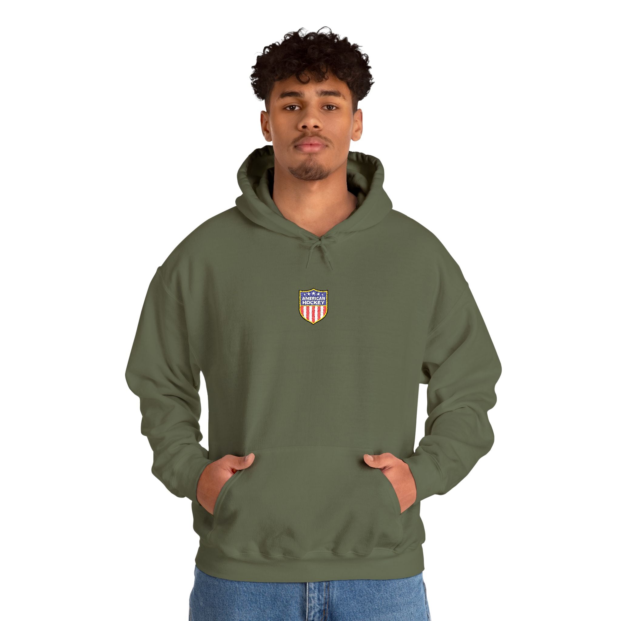 American Hockey Shield — Embroidered Sweatshirt
