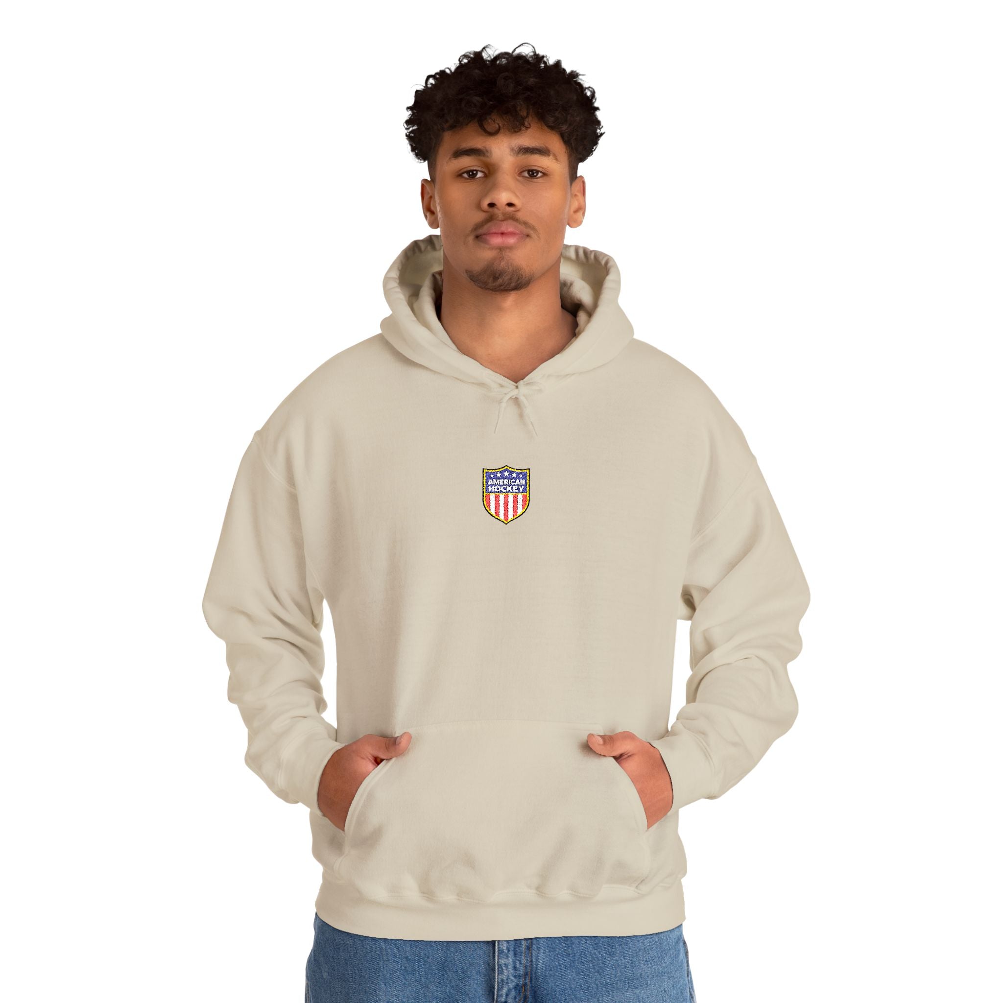 American Hockey Shield — Embroidered Sweatshirt