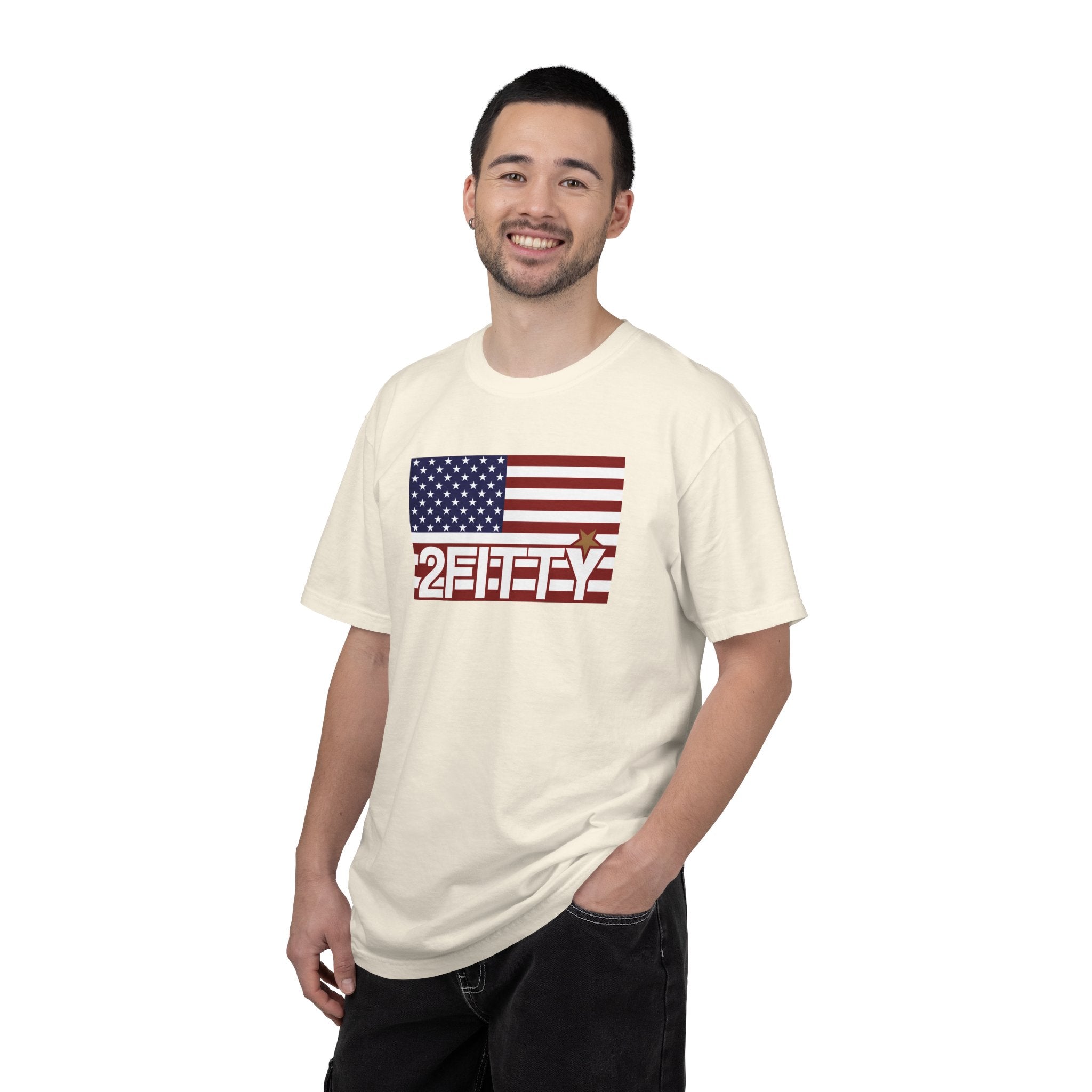 2FITTY American Flag T-Shirt — Patriotic 2FITTY Logo Tee