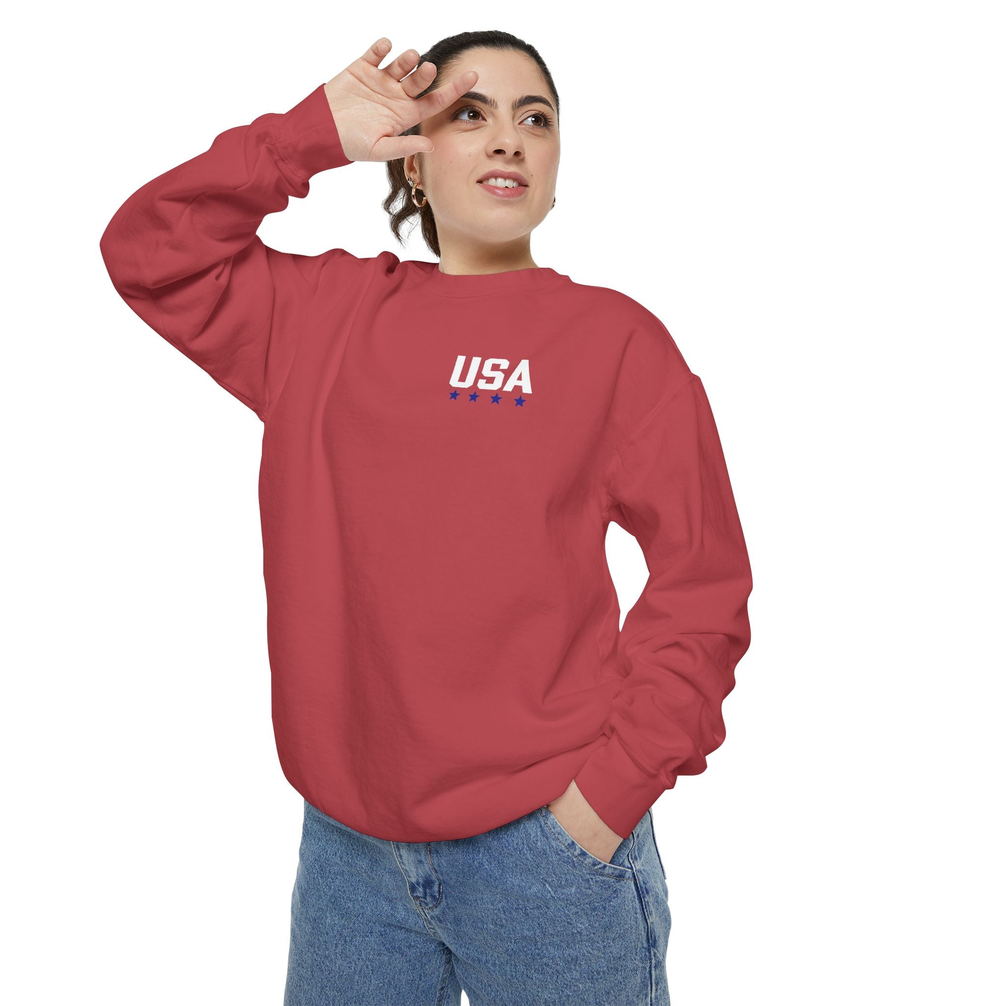 USA Eagle DO OR DIE - Printed Comfort Colors Sweatshirt