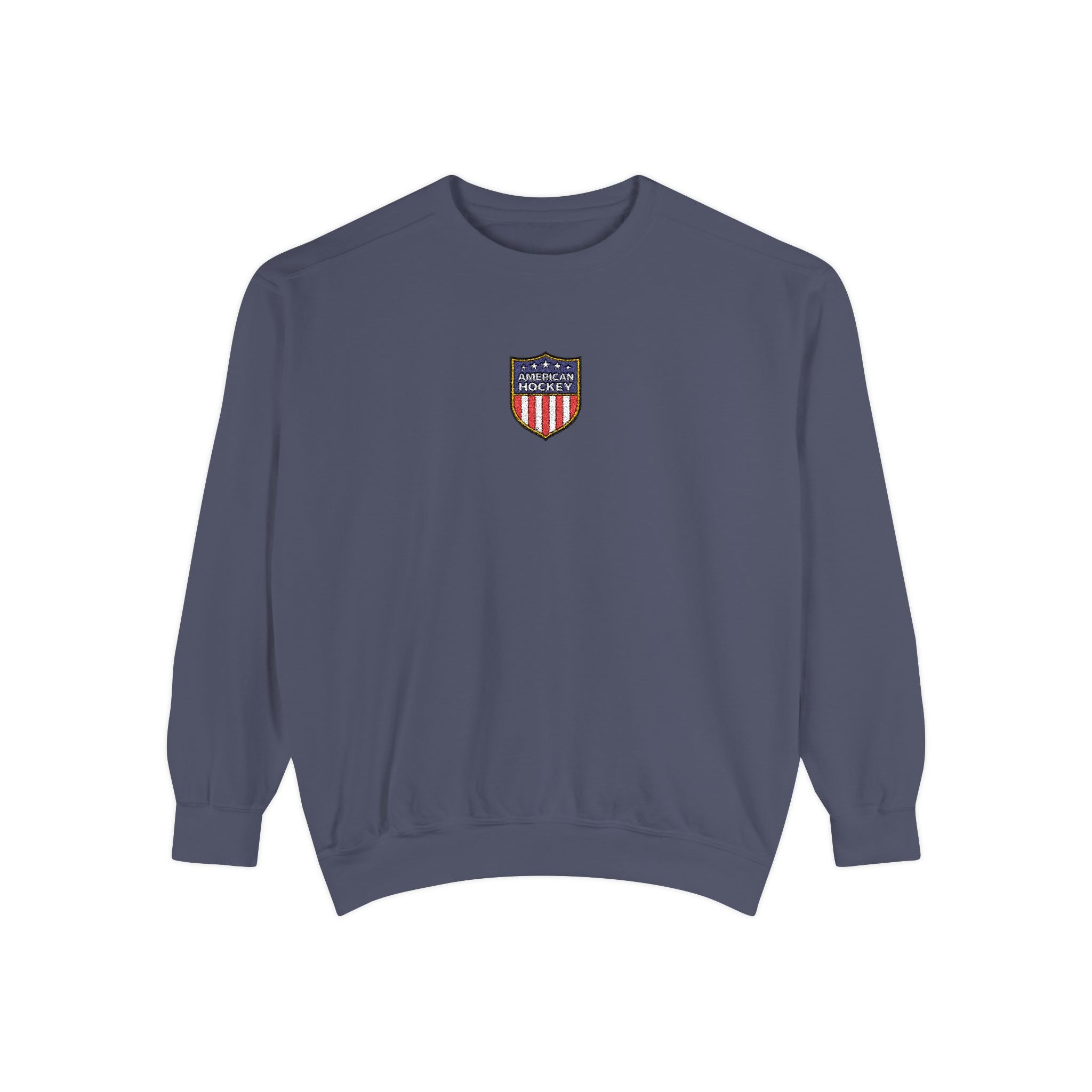 American Hockey — Embroidered Crewneck Sweatshirt