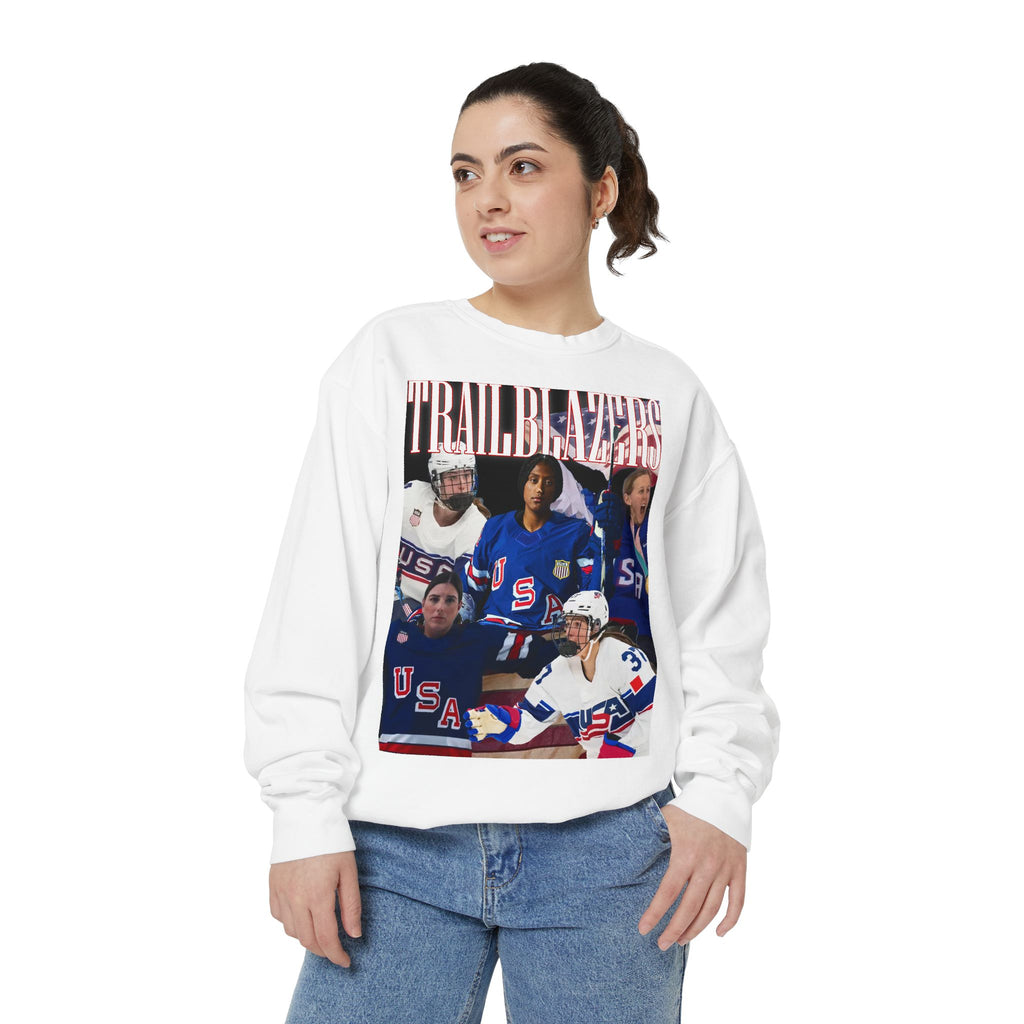 Trailblazers Women's American Hockey - Comfort Colors Sweatshirt