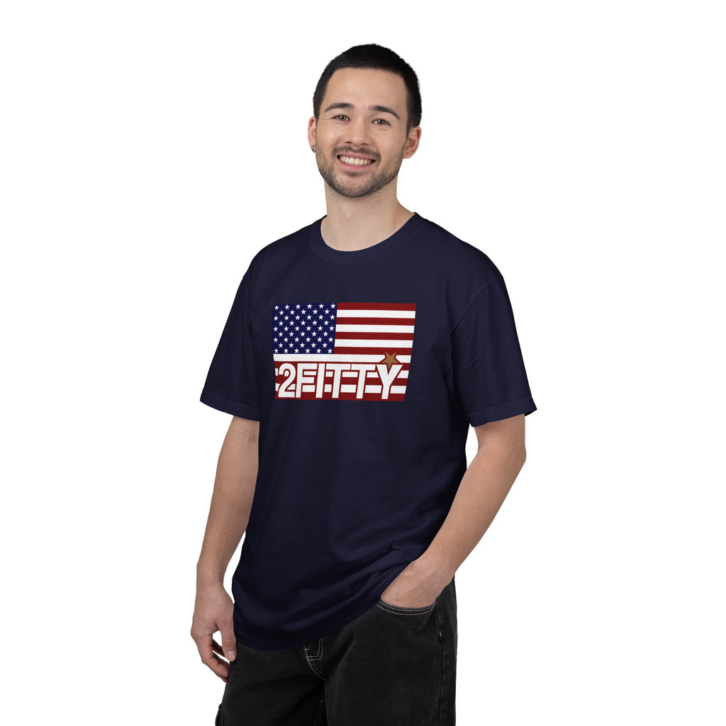 2FITTY American Flag T-Shirt — Patriotic 2FITTY Logo Tee