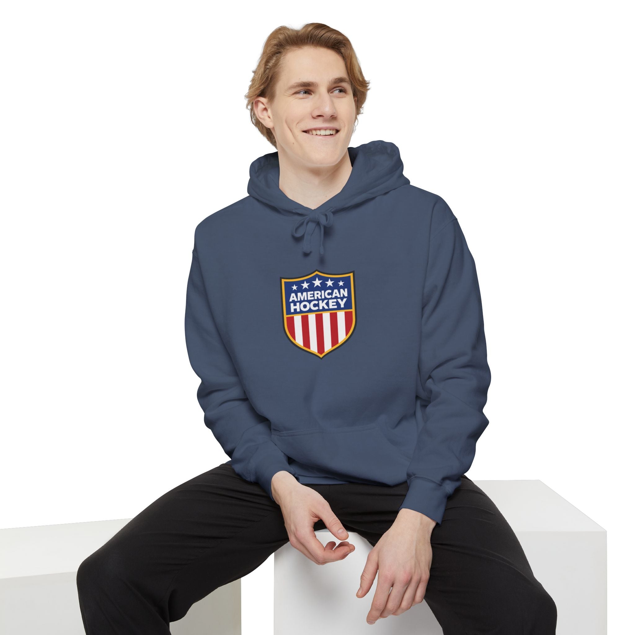 American Hockey — Comfort Colors Hoodie