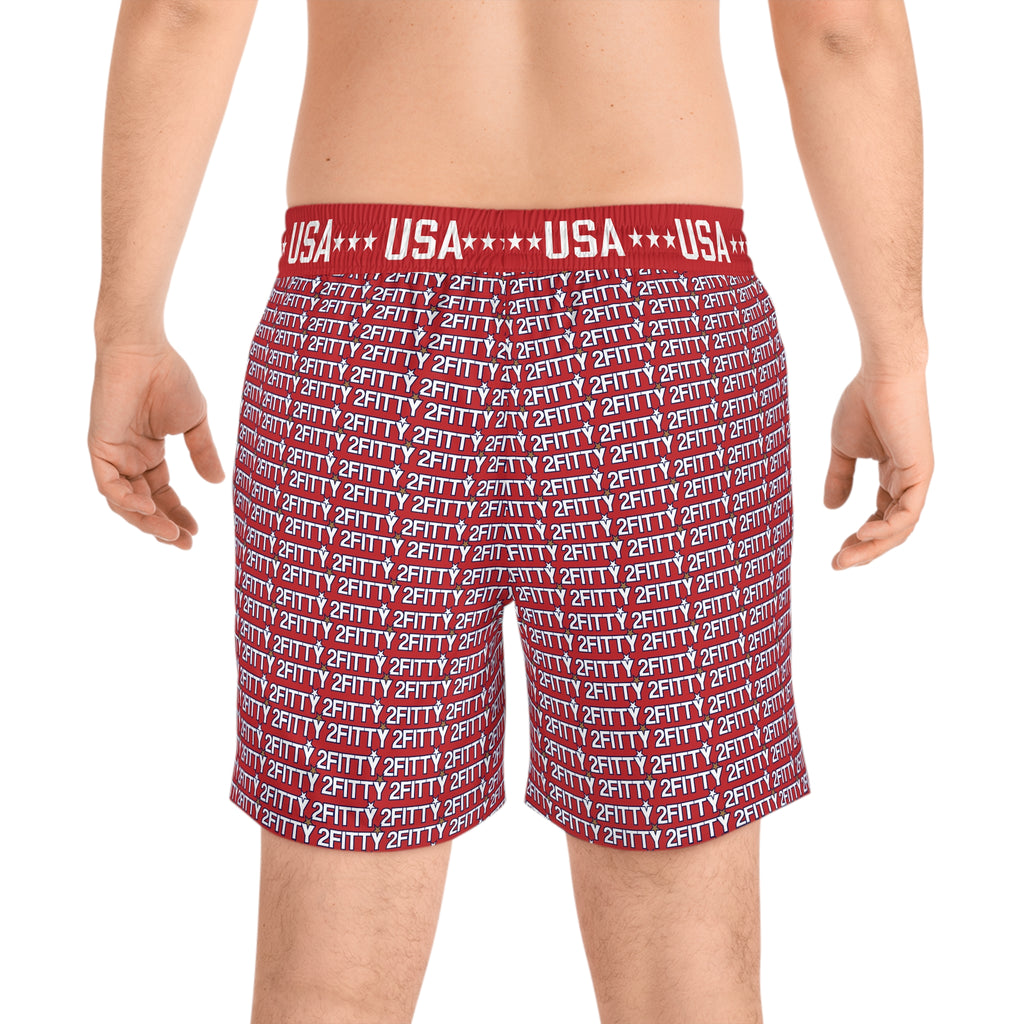 2FITTY USA Swim Trunks