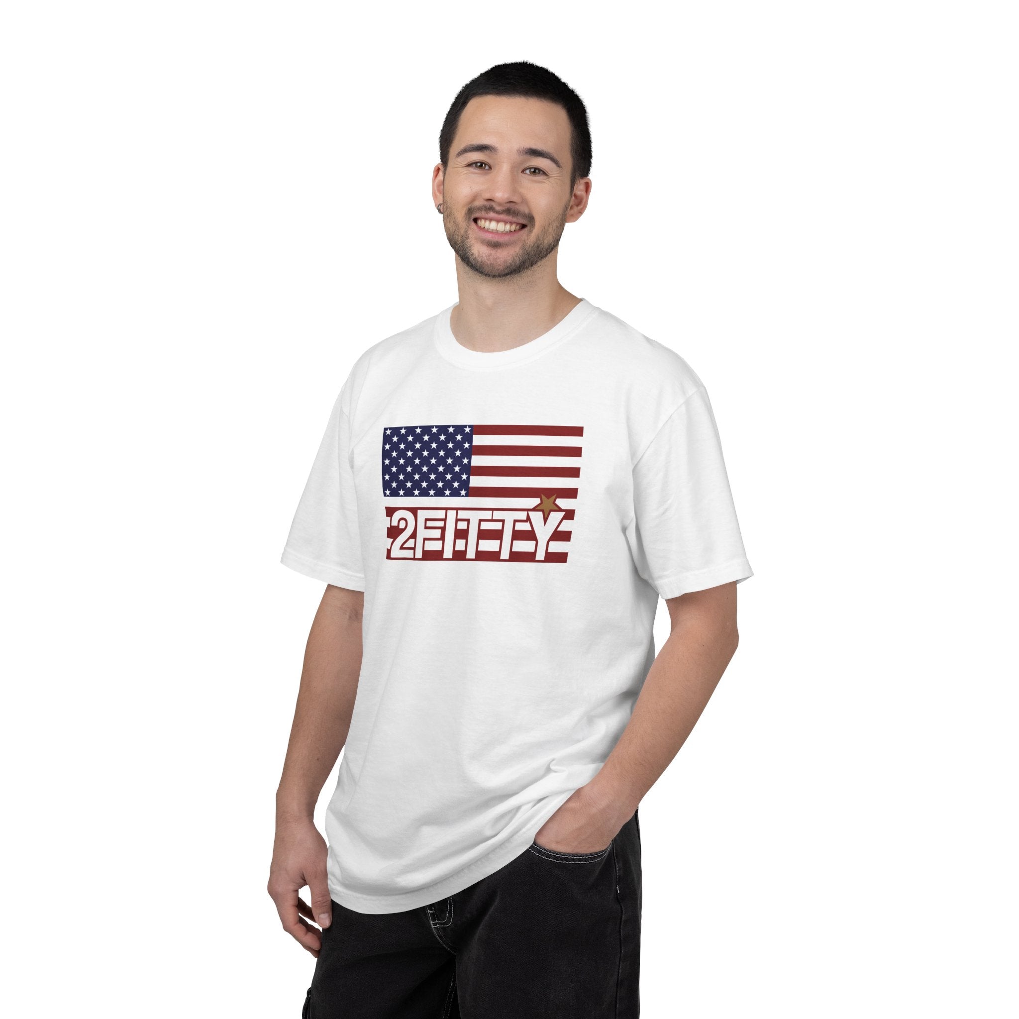2FITTY American Flag T-Shirt — Patriotic 2FITTY Logo Tee