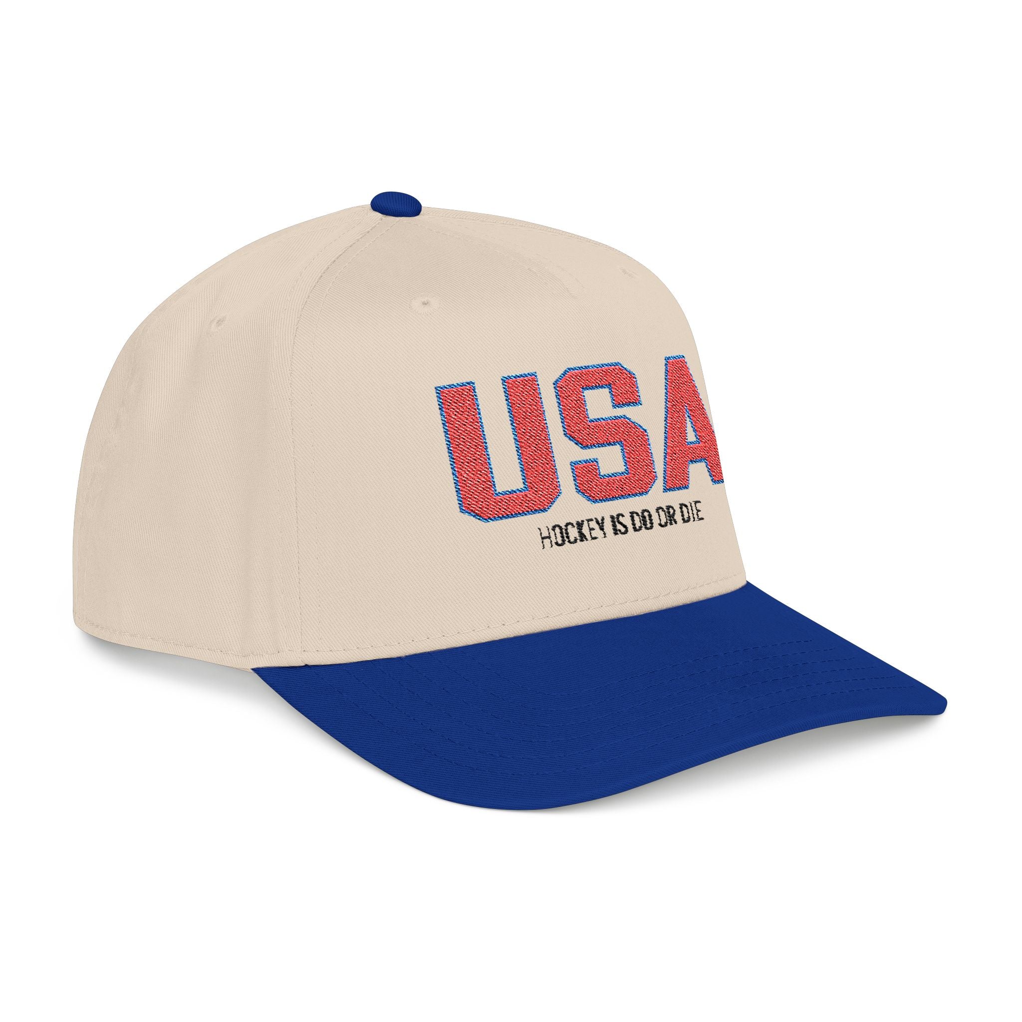 USA Block Letter — DO OR DIE Mid-Profile Embroidered Hat