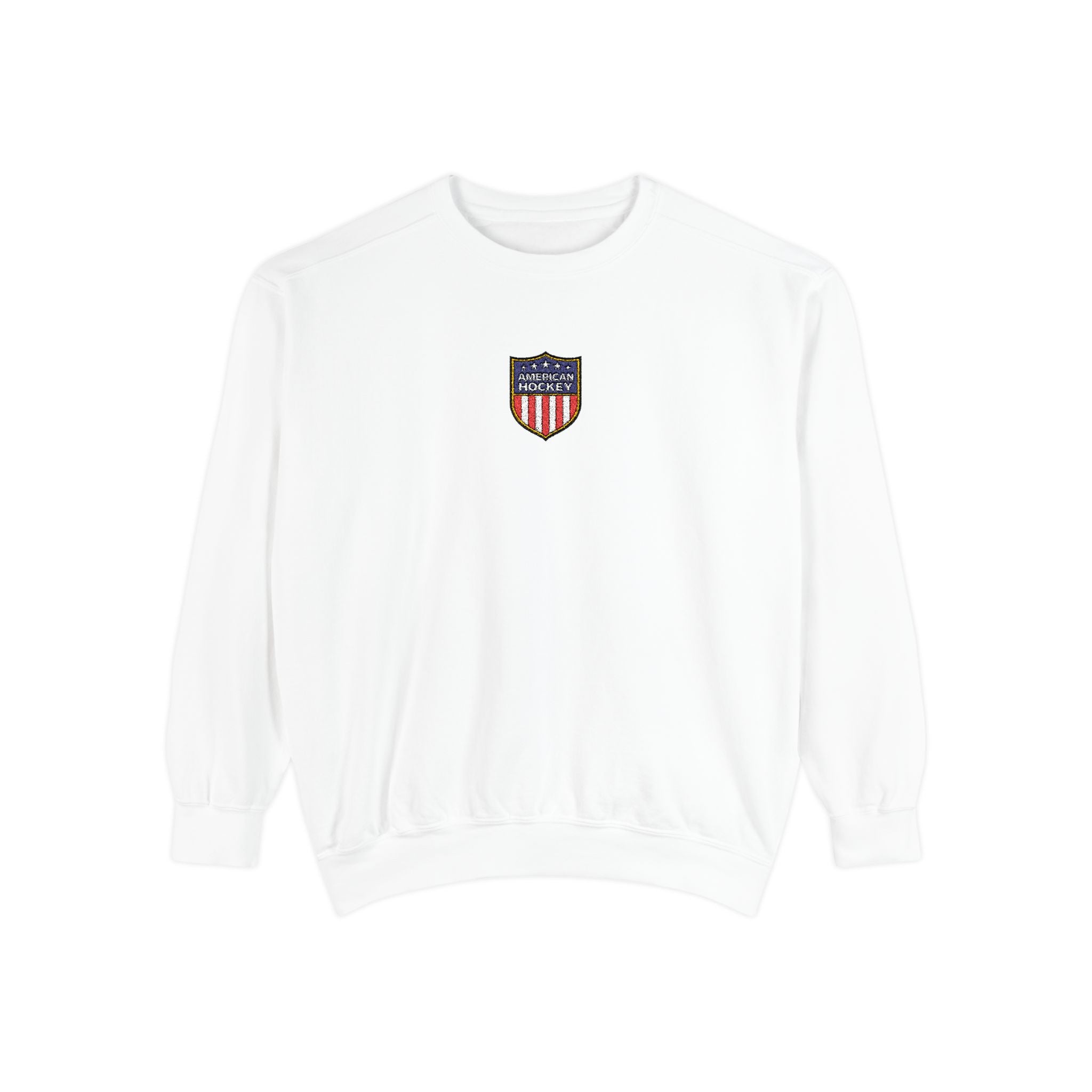 American Hockey — Embroidered Crewneck Sweatshirt