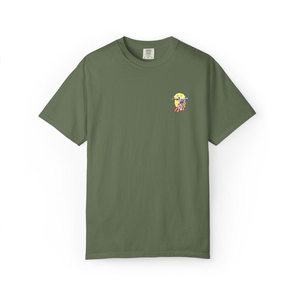 Patriotic PUP - Embroidered T-Shirt