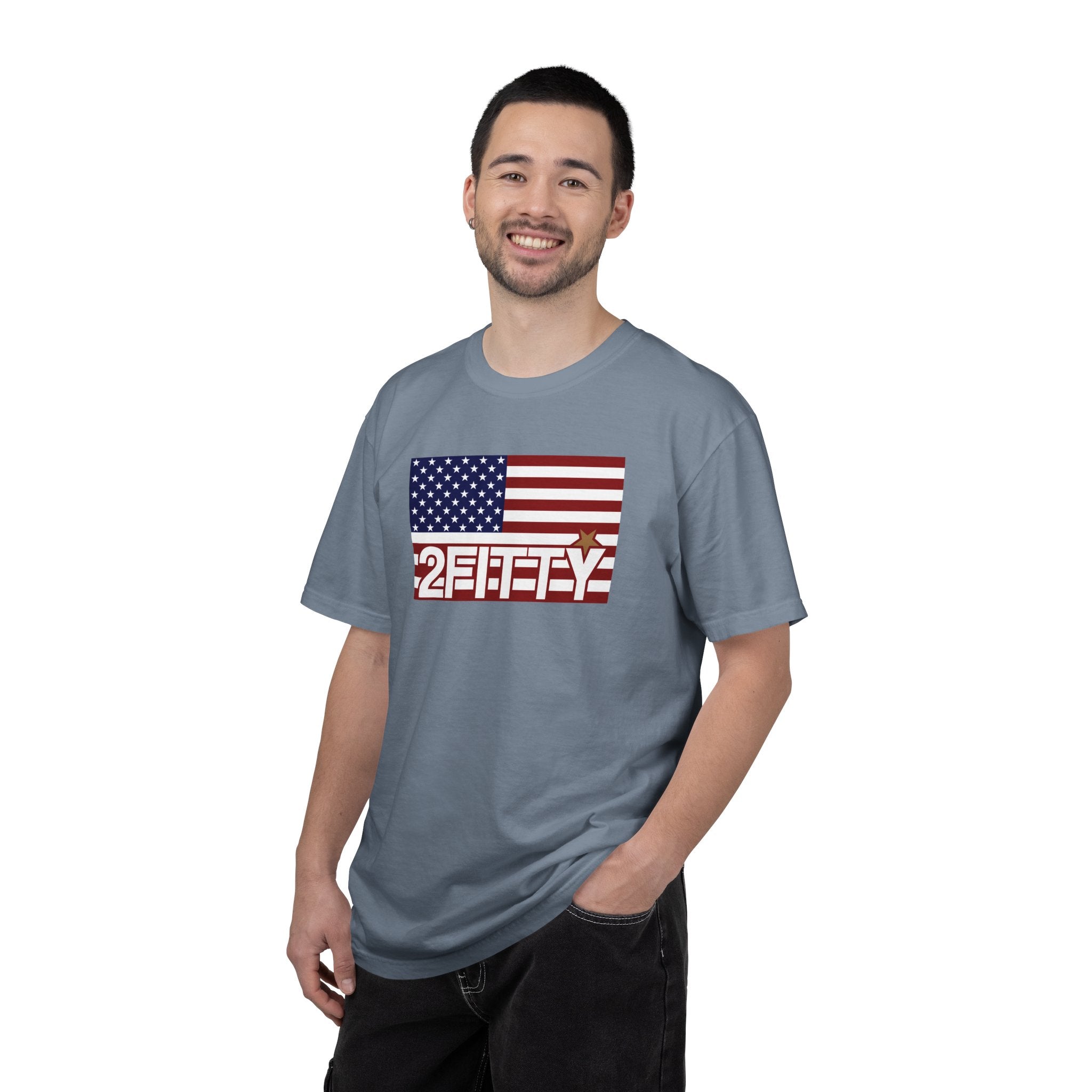 2FITTY American Flag T-Shirt — Patriotic 2FITTY Logo Tee