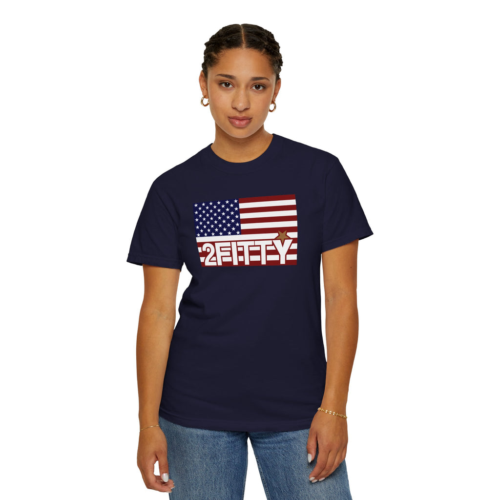 2FITTY American Flag T-Shirt — Patriotic 2FITTY Logo Tee