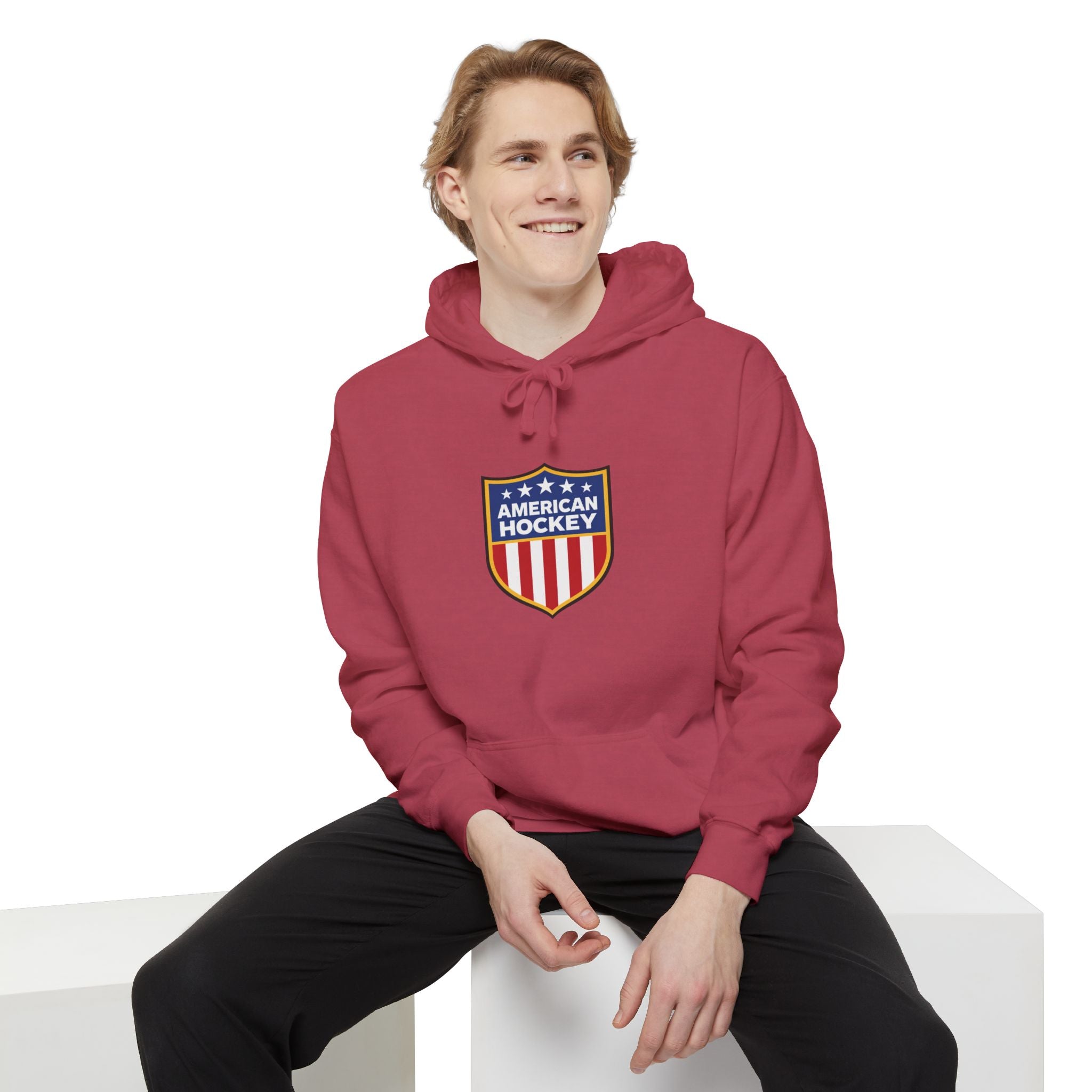 American Hockey — Comfort Colors Hoodie