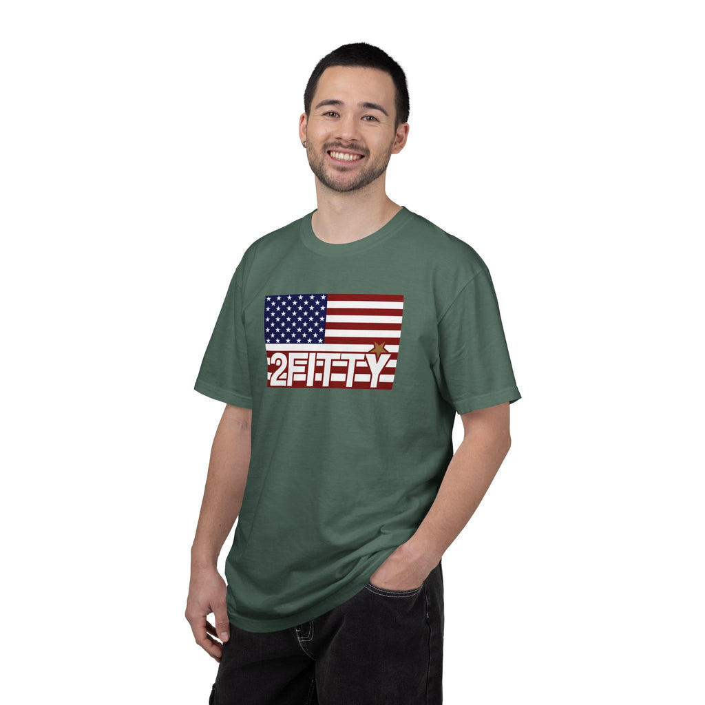 2FITTY American Flag T-Shirt — Patriotic 2FITTY Logo Tee