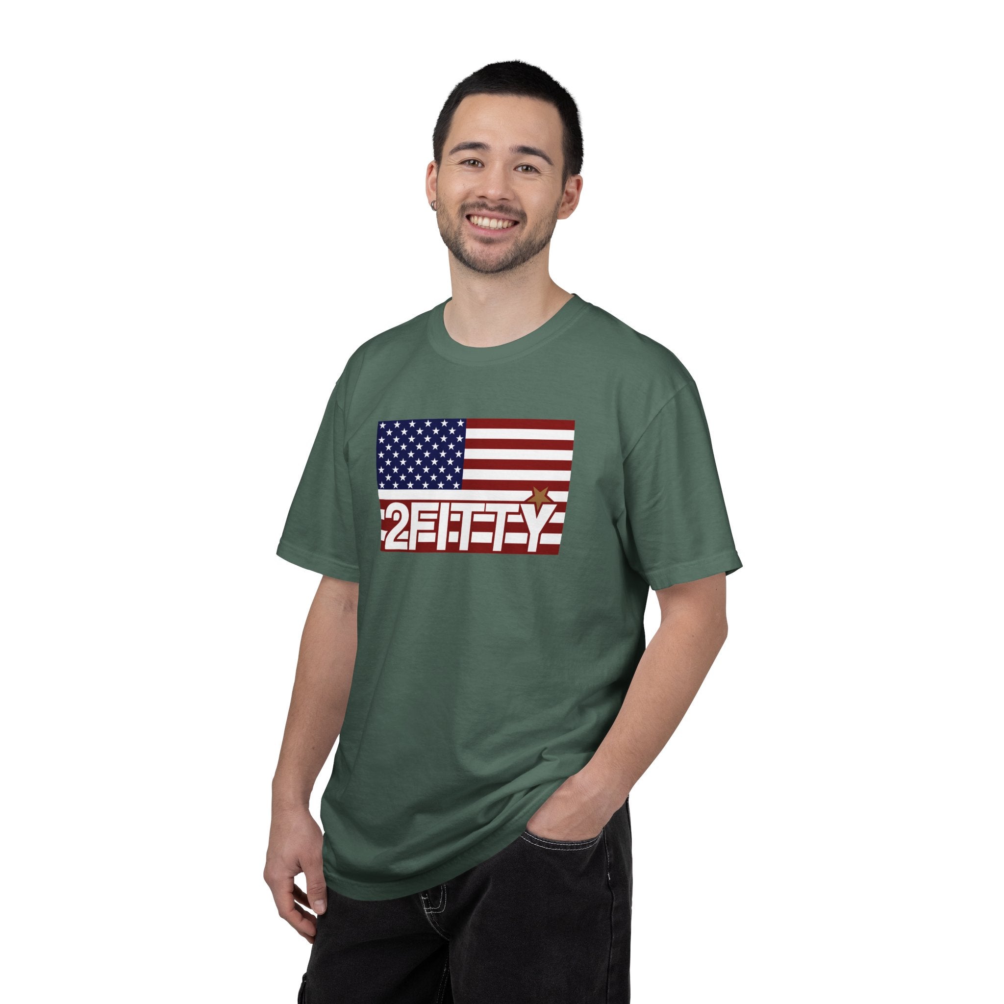 2FITTY American Flag T-Shirt — Patriotic 2FITTY Logo Tee