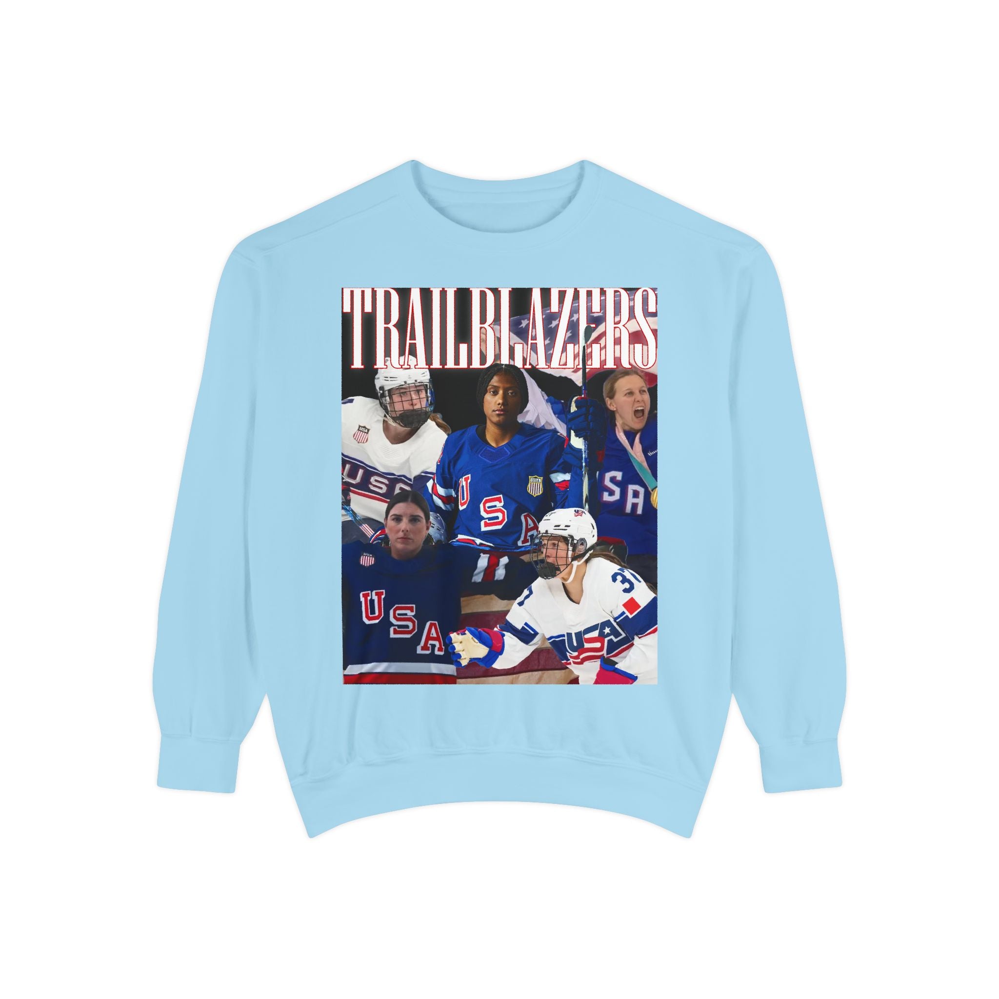 Trailblazers Women's American Hockey - Comfort Colors Sweatshirt