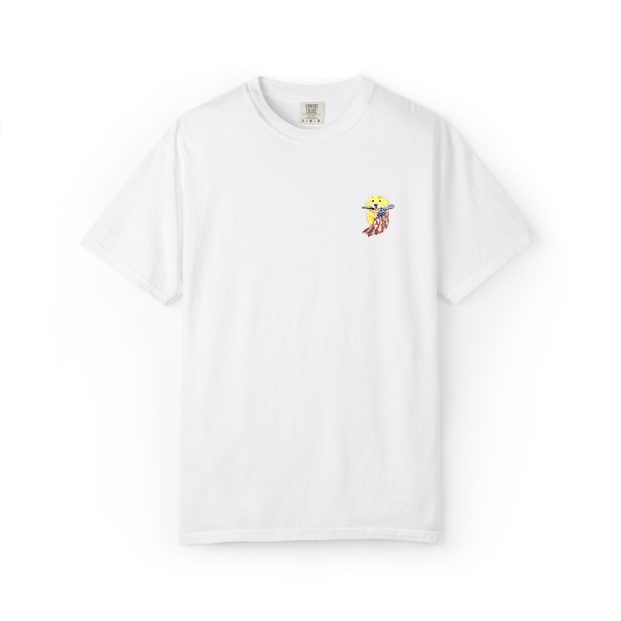 Patriotic PUP - Embroidered T-Shirt