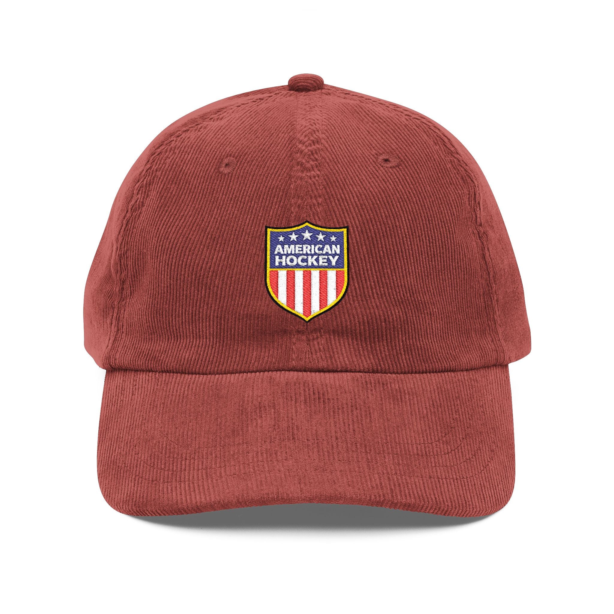 American Hockey - Embroidered Corduroy Hat