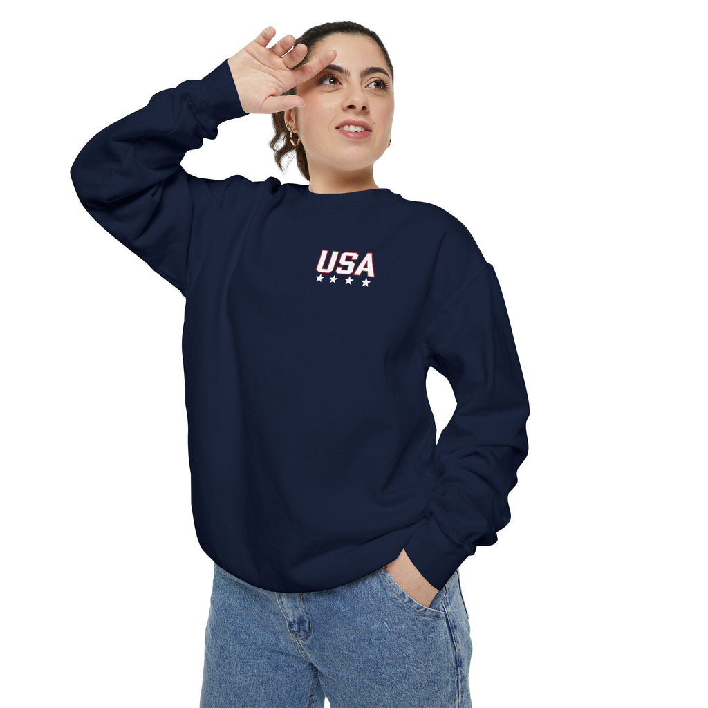 USA Eagle DO OR DIE - Printed Comfort Colors Sweatshirt