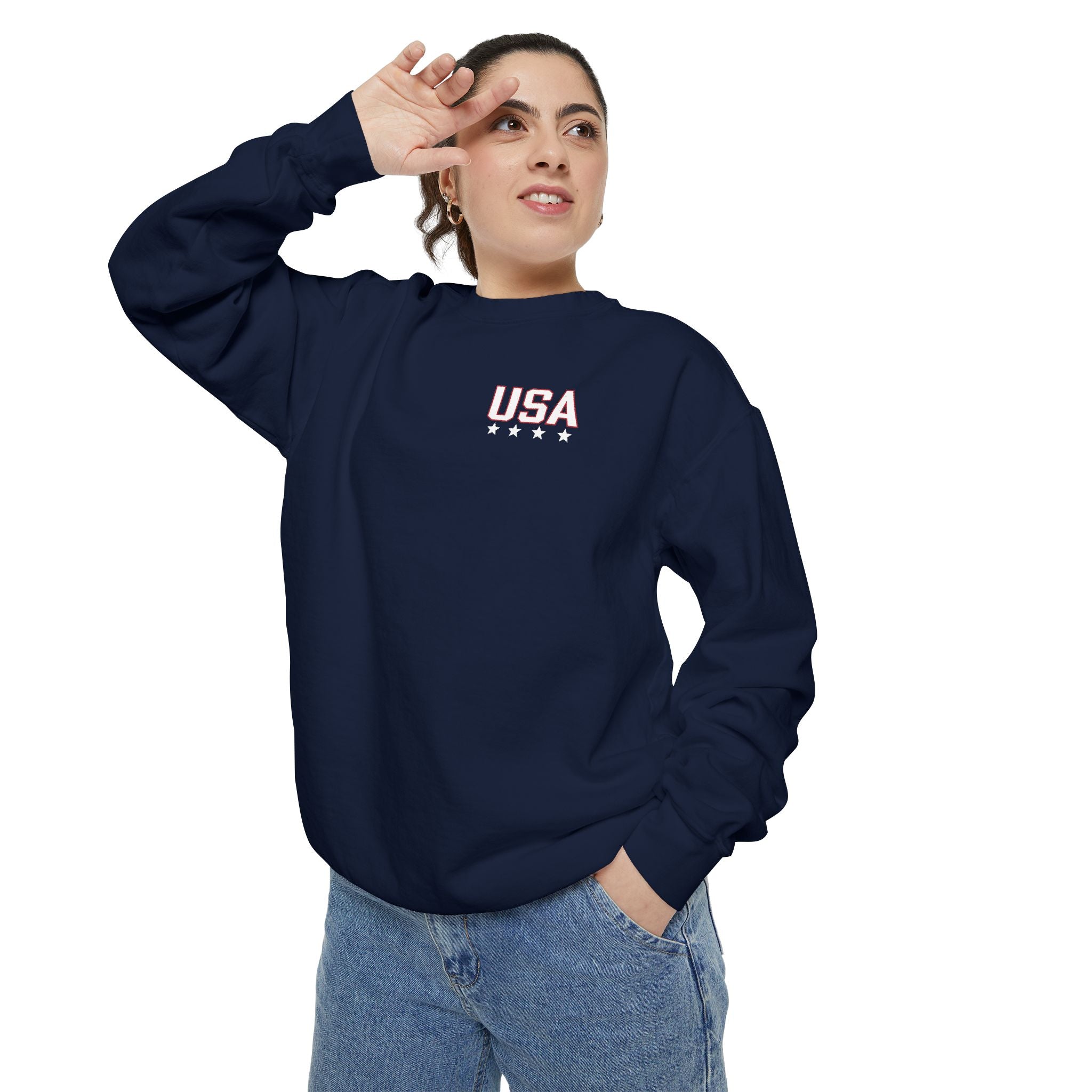 USA Eagle DO OR DIE - Printed Comfort Colors Sweatshirt