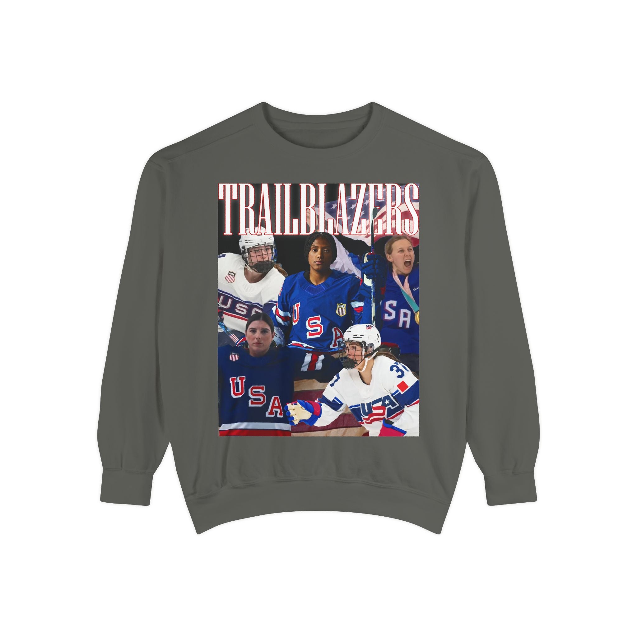 Trailblazers Women's American Hockey - Comfort Colors Sweatshirt