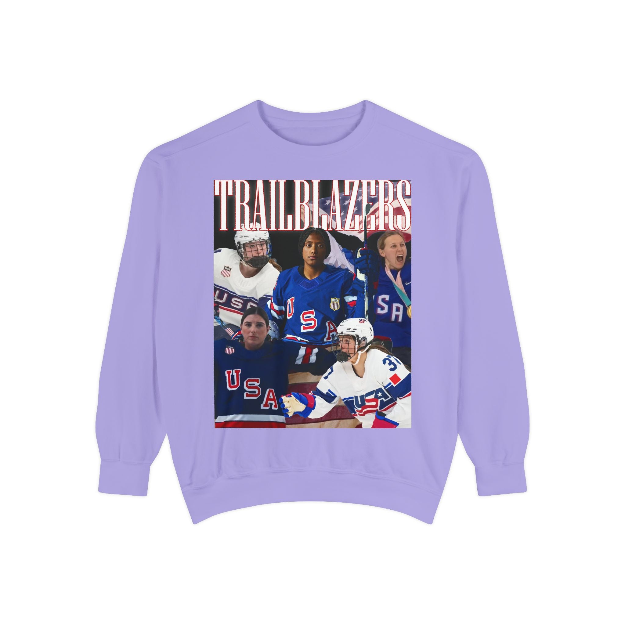 Trailblazers Women's American Hockey - Comfort Colors Sweatshirt