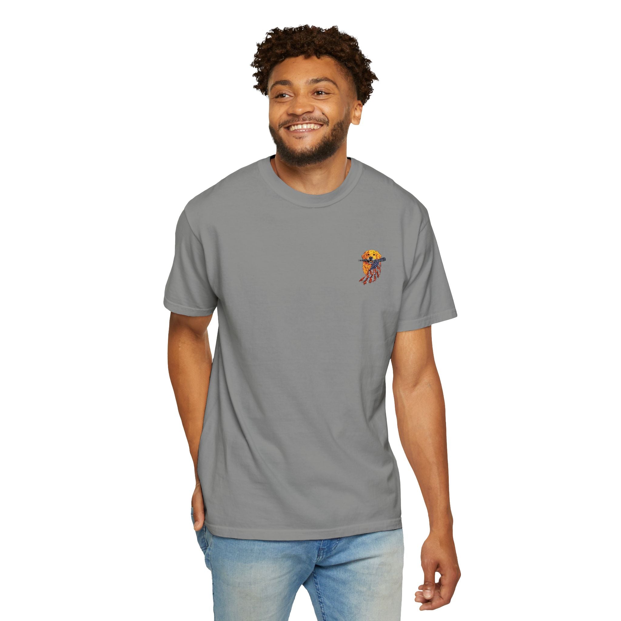 Patriotic PUP - Embroidered T-Shirt