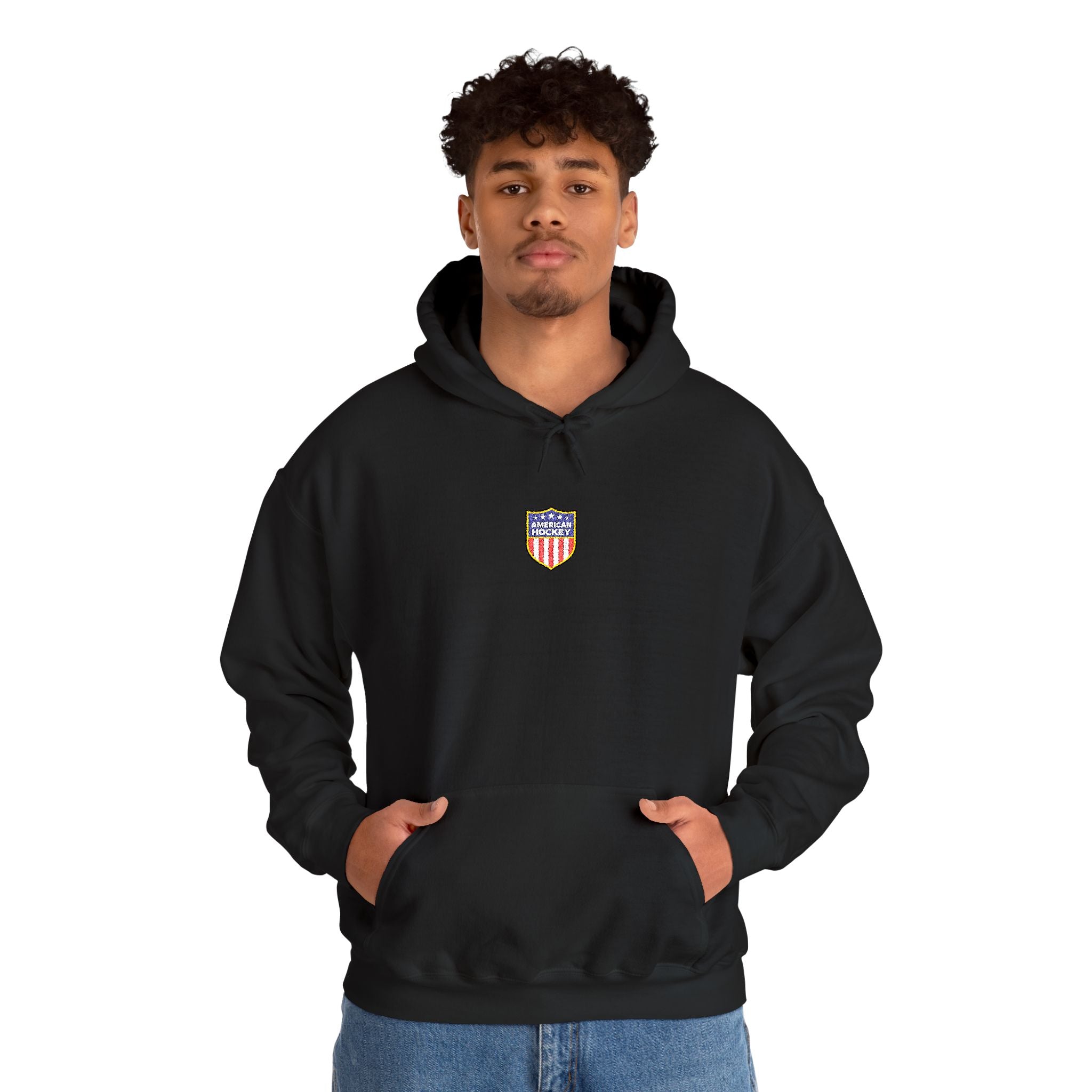American Hockey Shield — Embroidered Sweatshirt