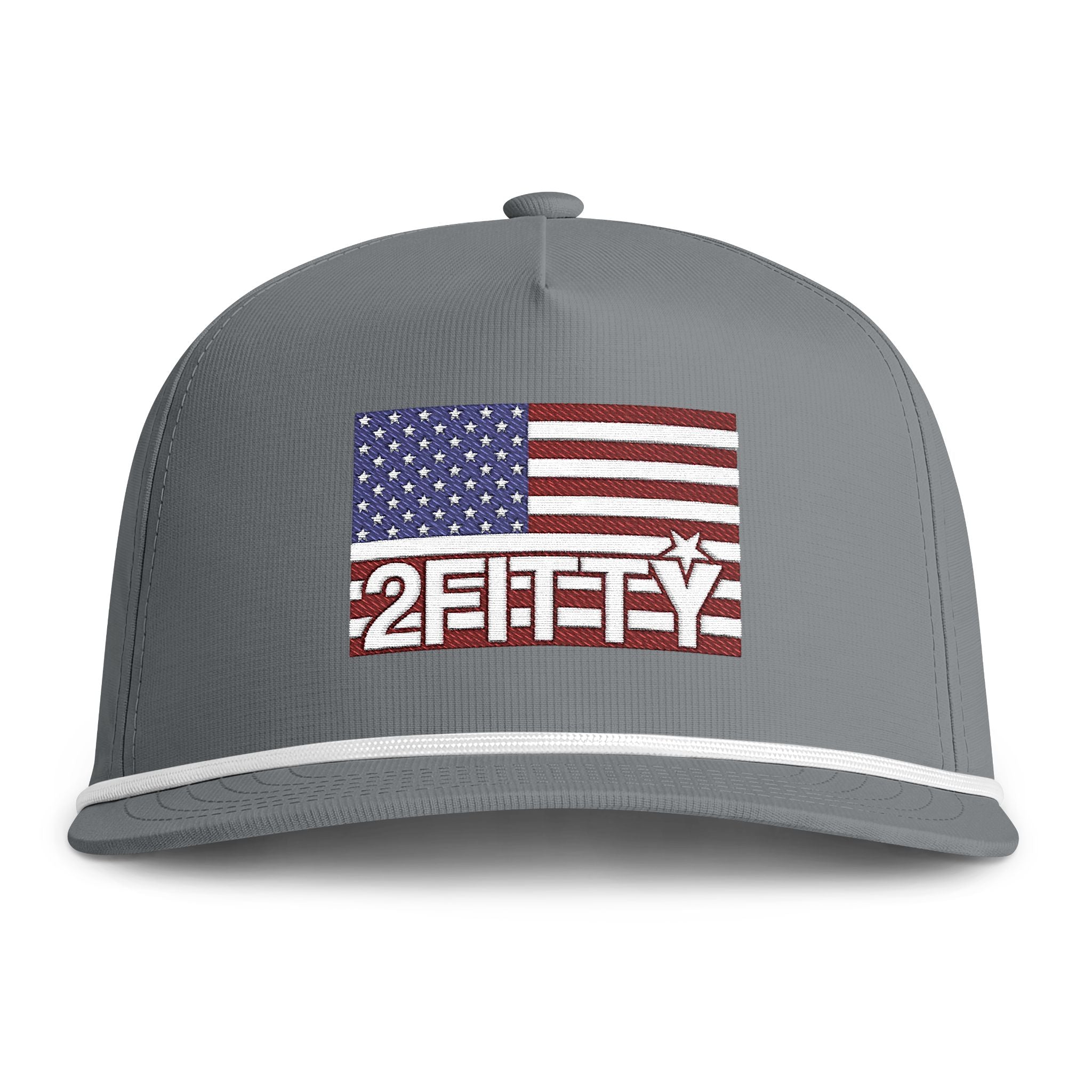 2FITTY Rope Cap — Vintage Sunwashed USA Patch Hat