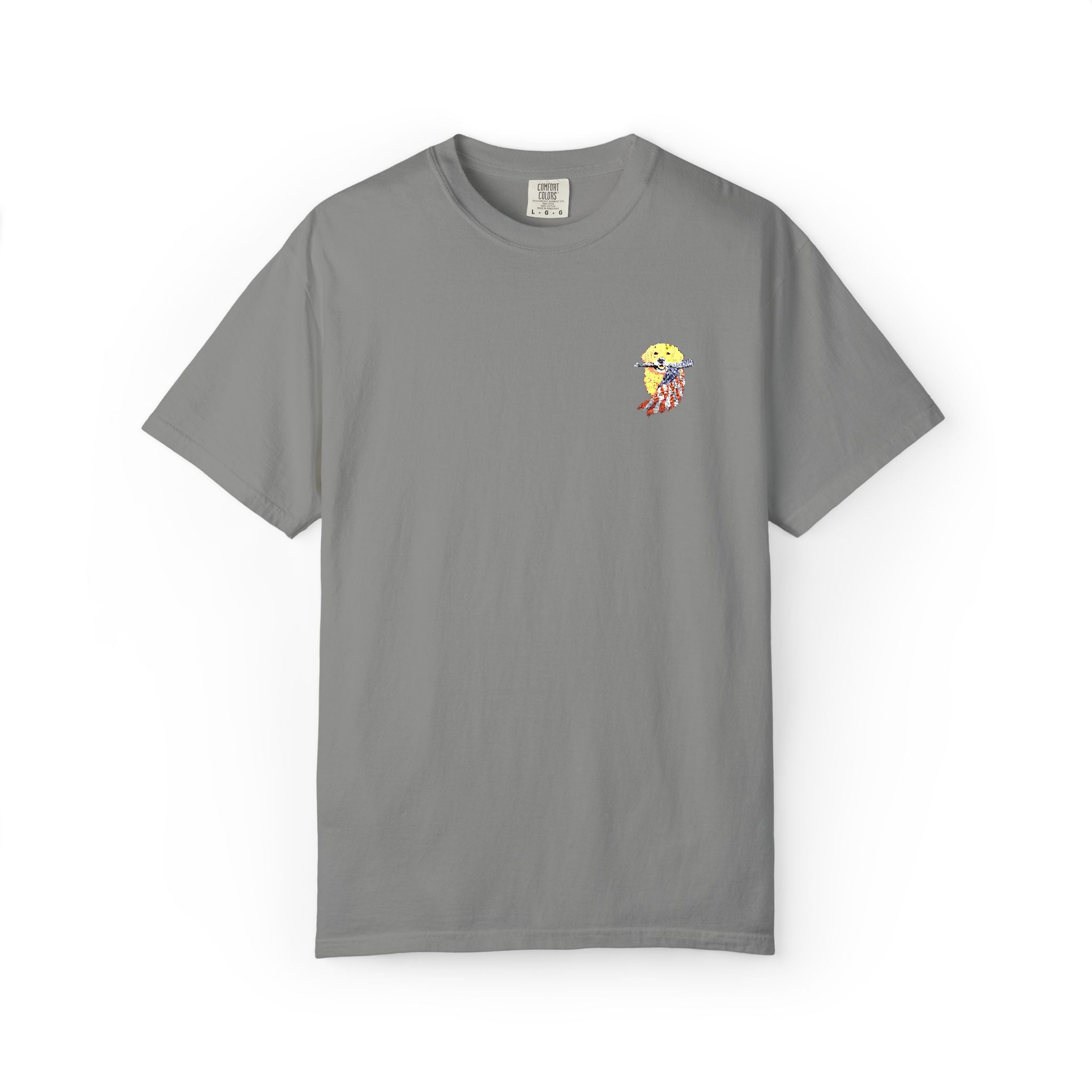 Patriotic PUP - Embroidered T-Shirt