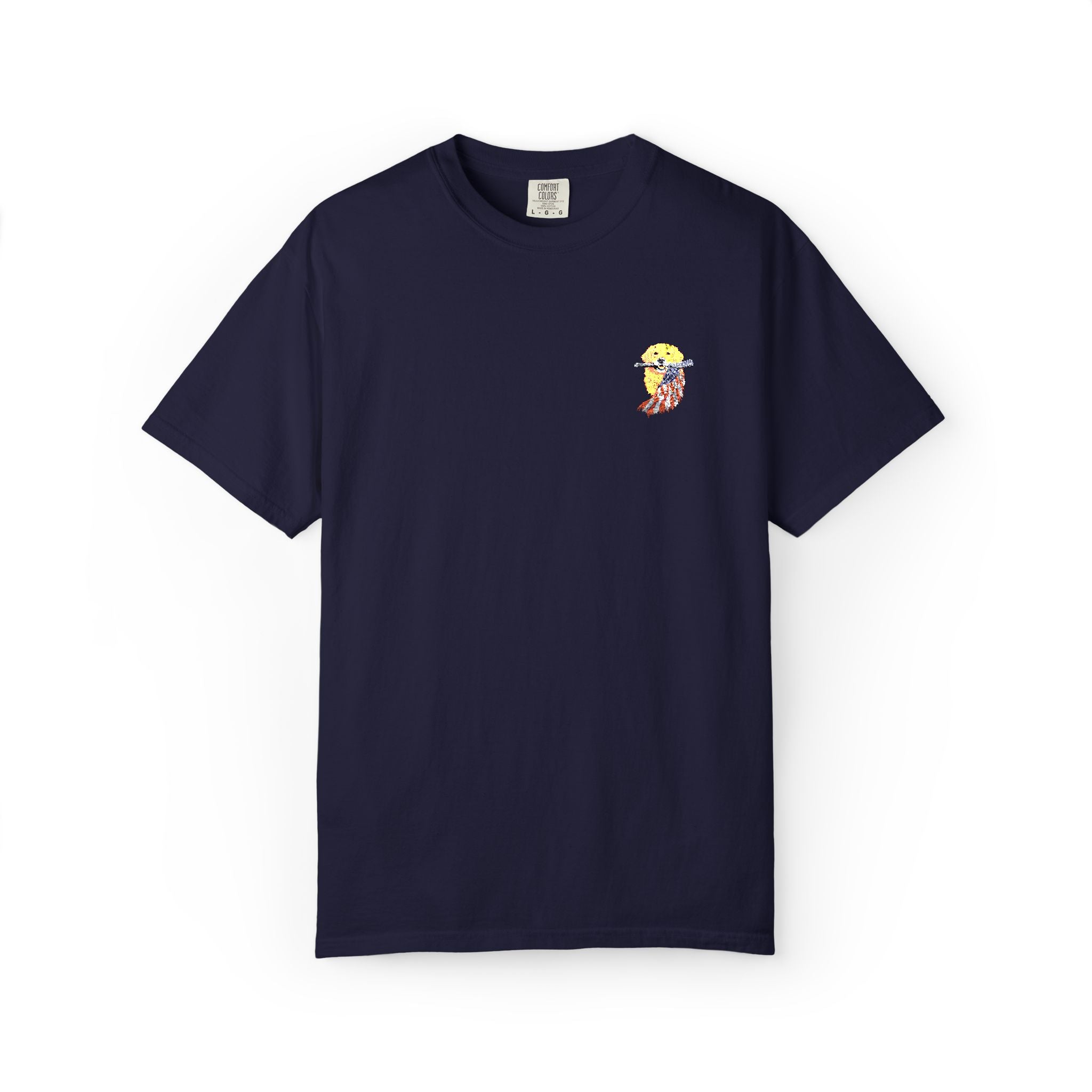 Patriotic PUP - Embroidered T-Shirt