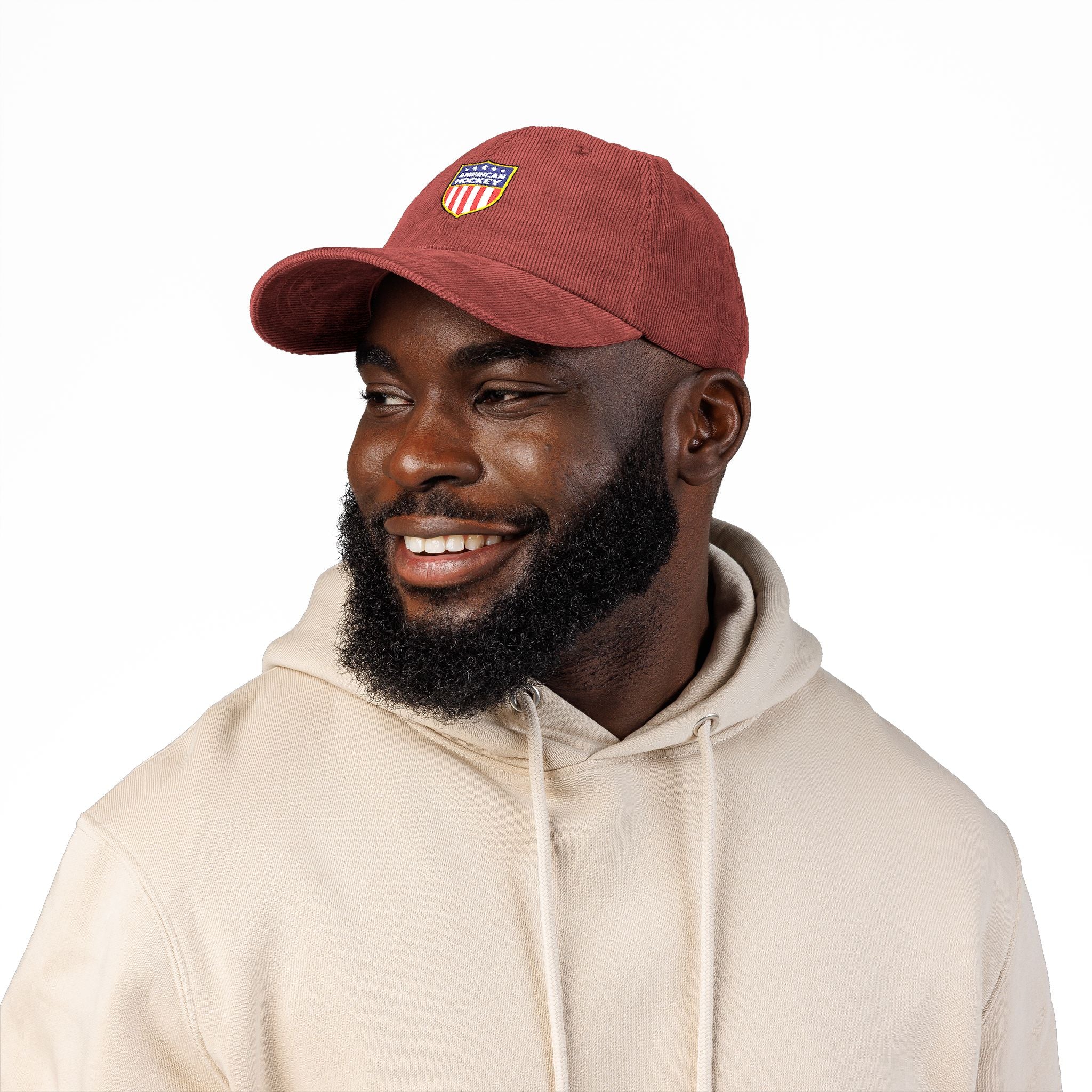 American Hockey - Embroidered Corduroy Hat