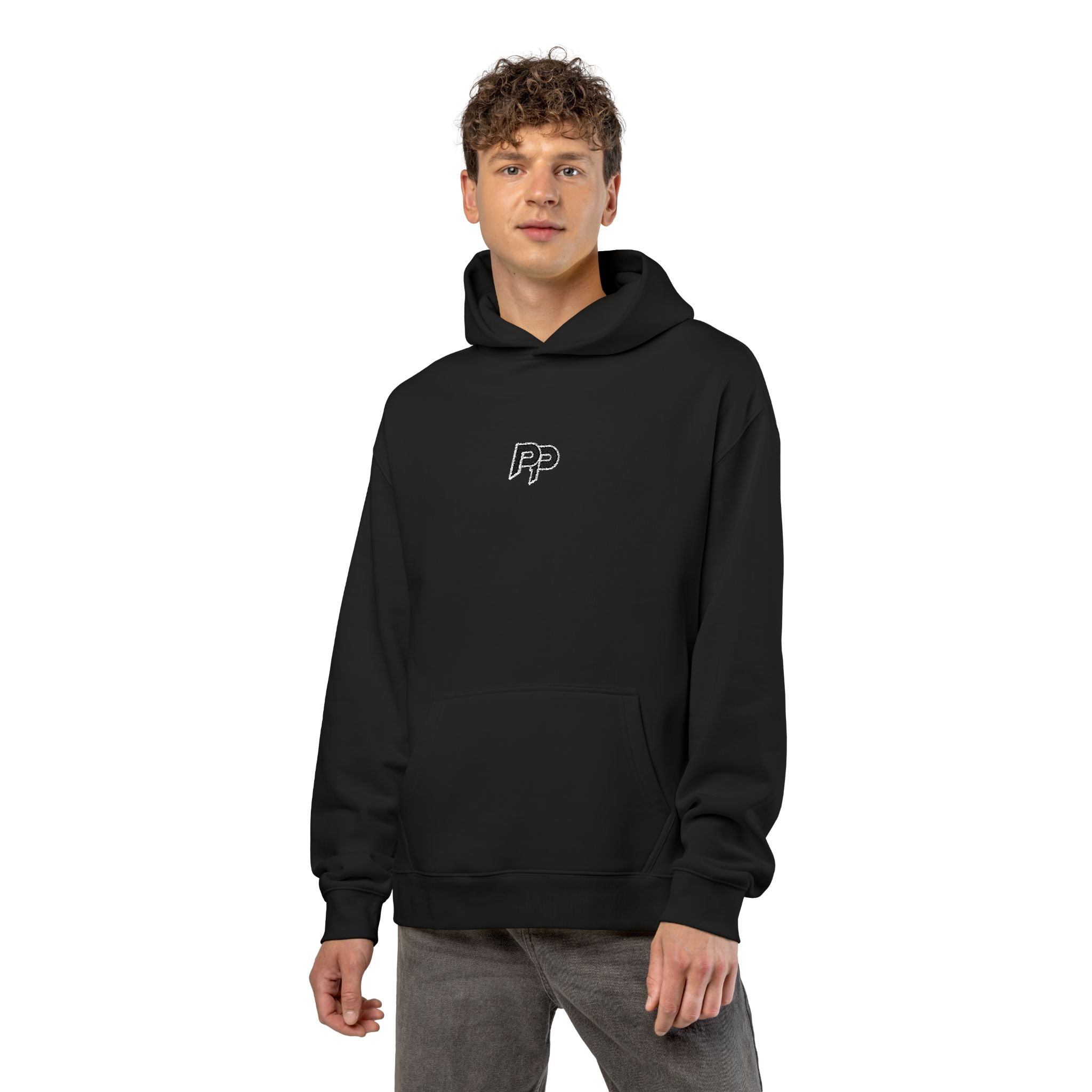 PP1 Embroidered Hoodie BLACKOUT