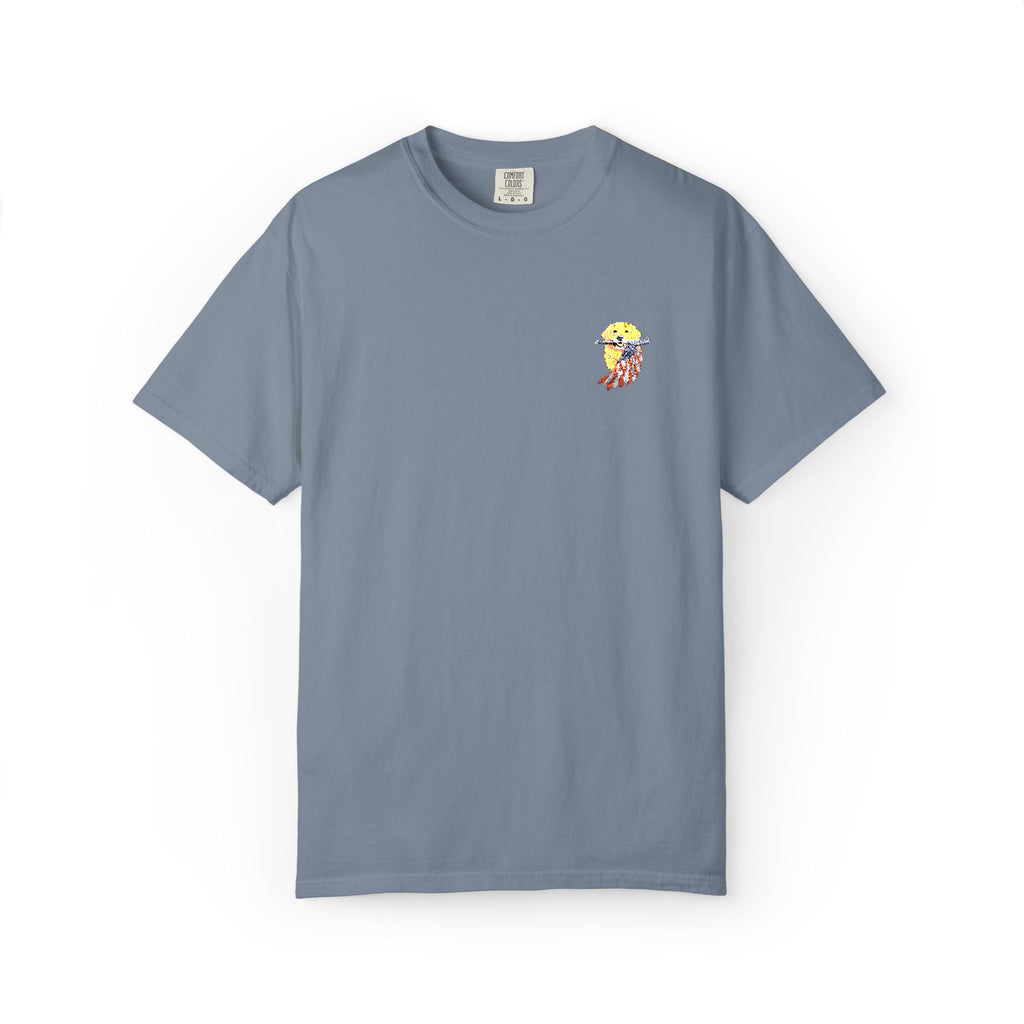Patriotic PUP - Embroidered T-Shirt